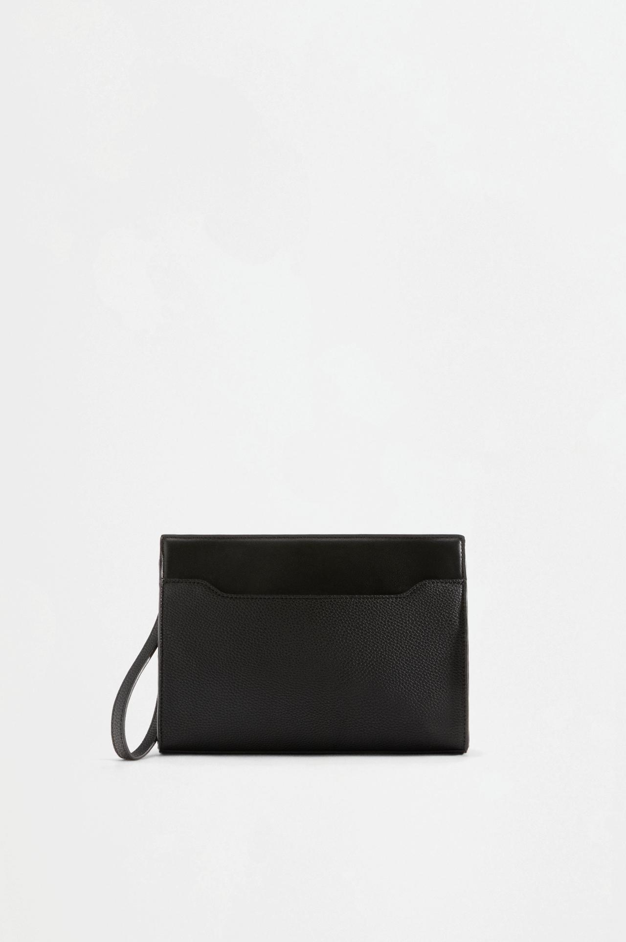 Envelope toiletry bag — BLACK