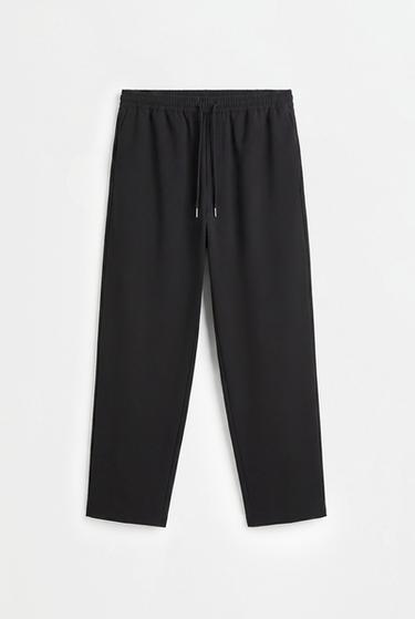 Baggy tailored joggers — BLACK 6
