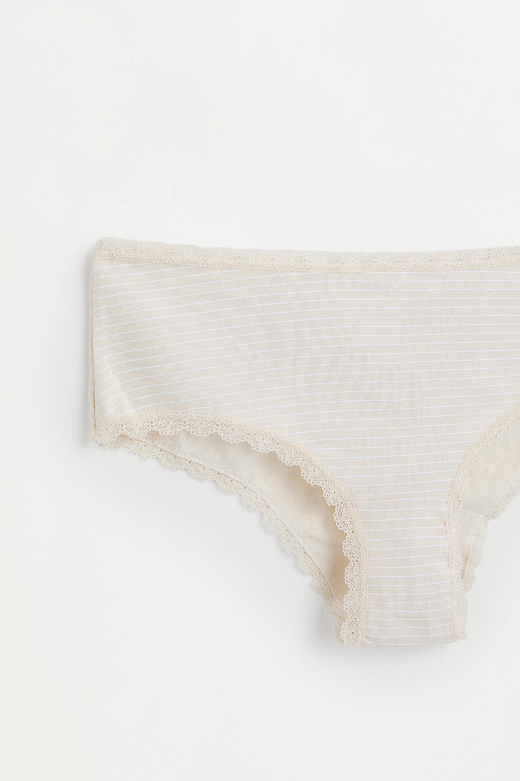 Printed hipster briefs (3-pack) — ECRU/YELLOW