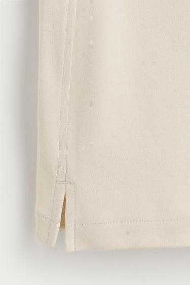 Interlock Bermuda shorts — ECRU 4