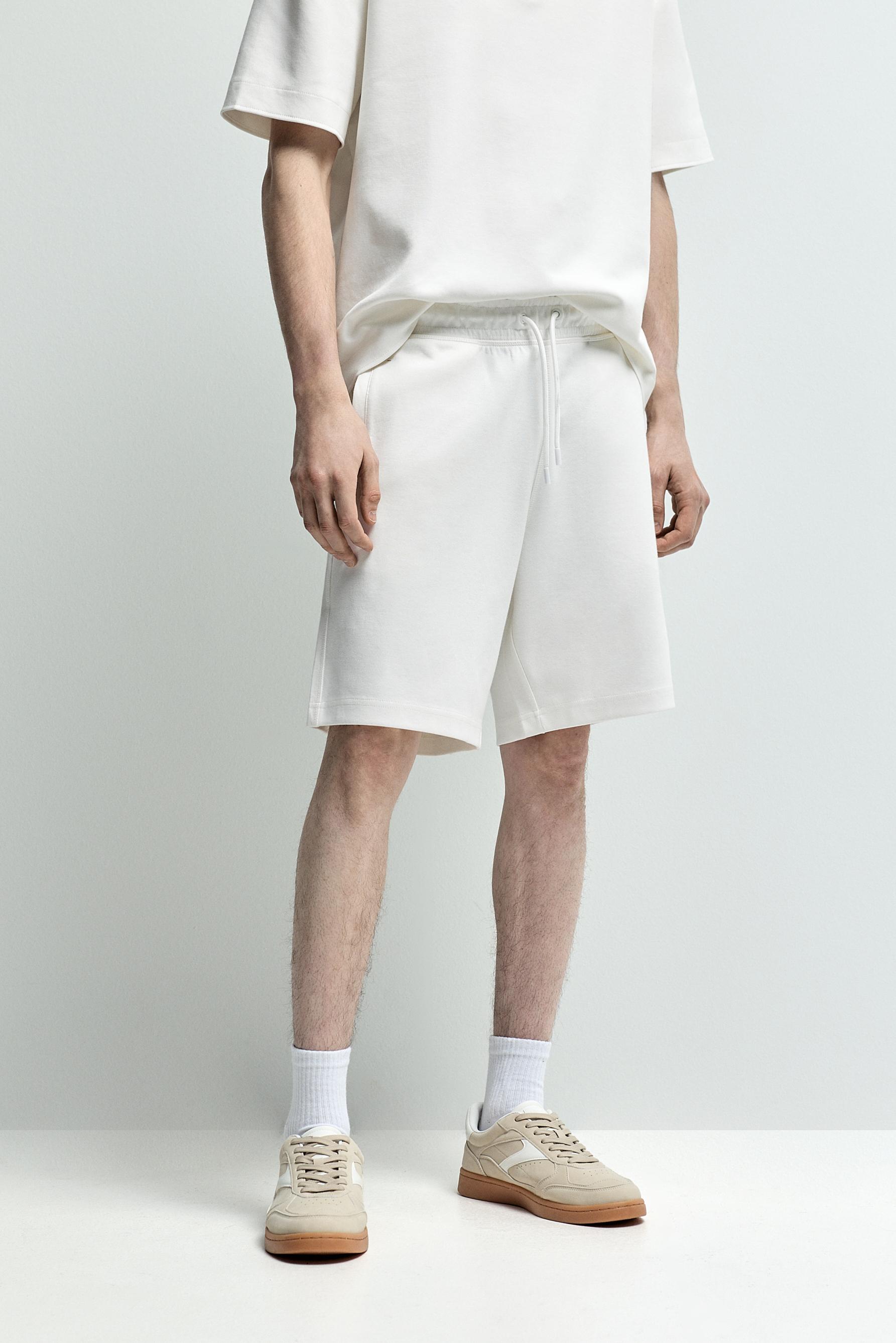 Interlock Bermuda shorts — OFF WHITE