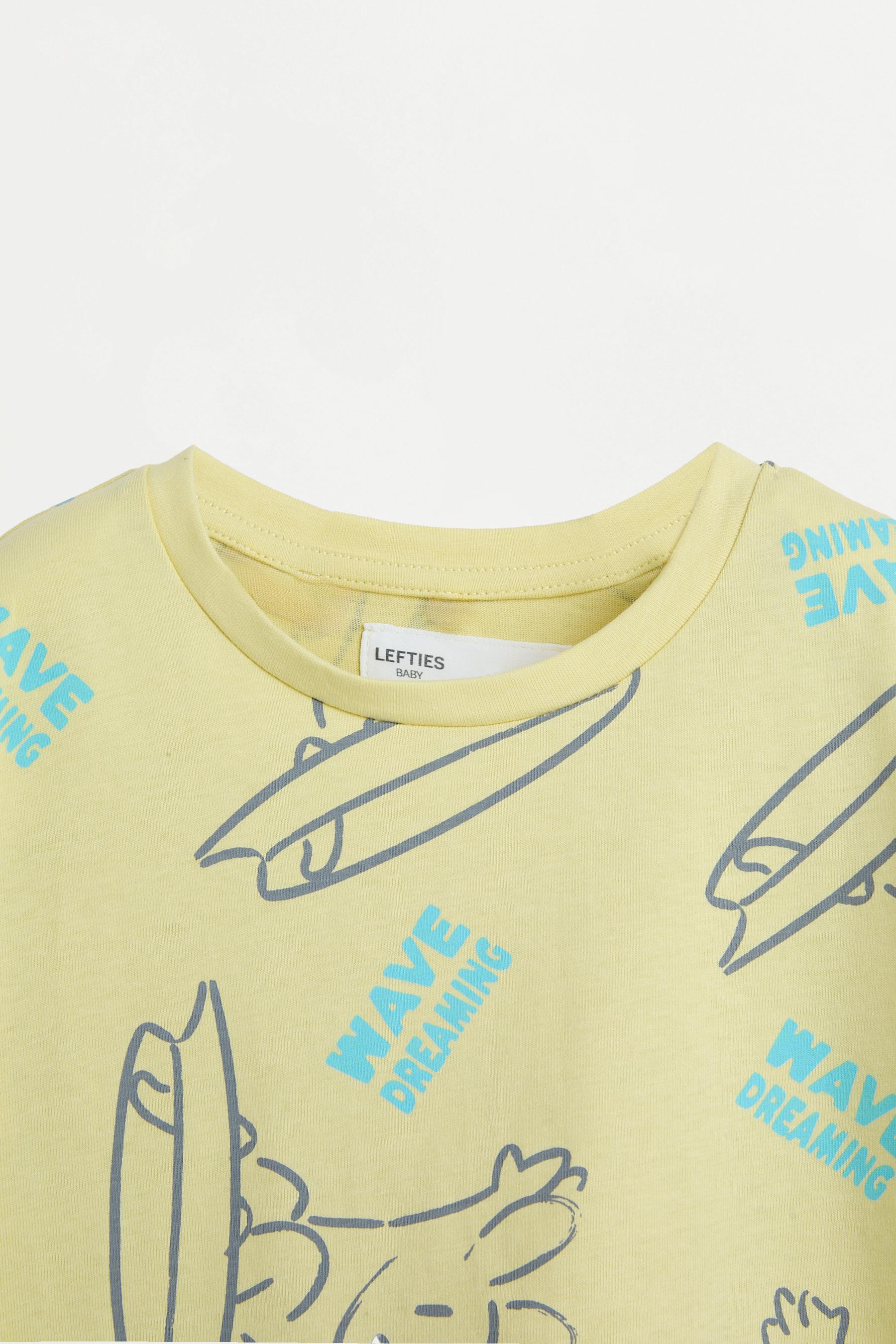 Short printed pyjamas — YELLOW