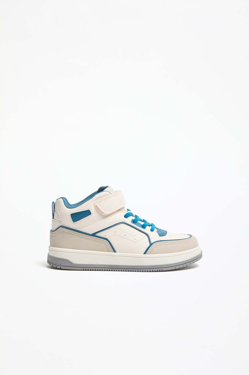 Retro ankle high-top sneakers