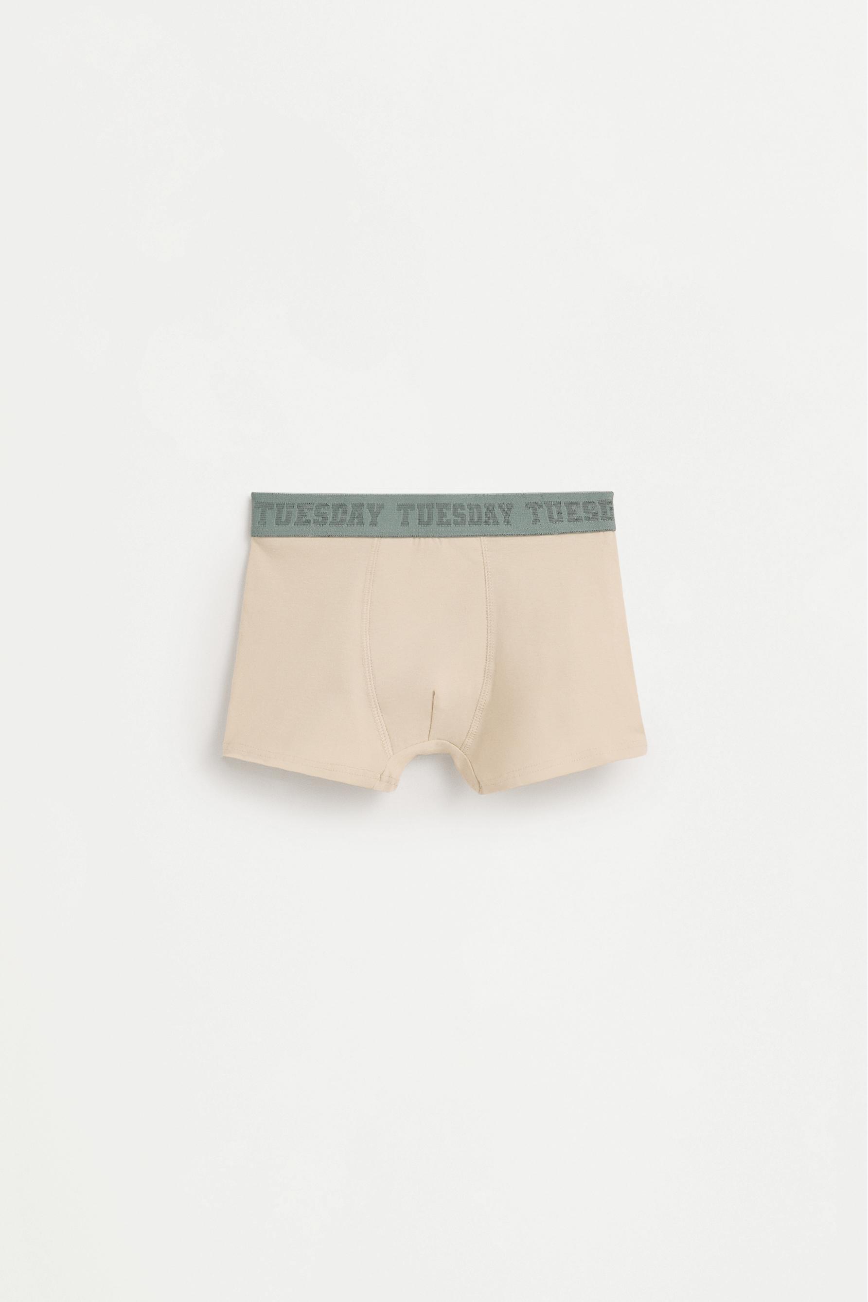 Days of the Week Boxer Briefs (7-Pack) — BEIGE