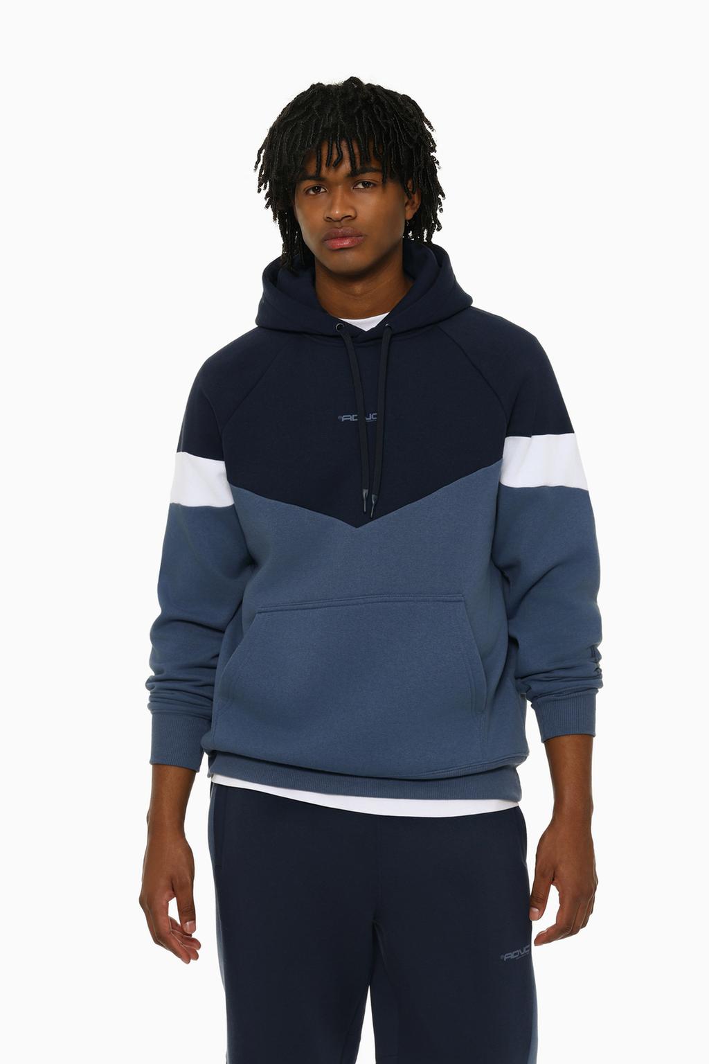 Blok renkli sweatshirt