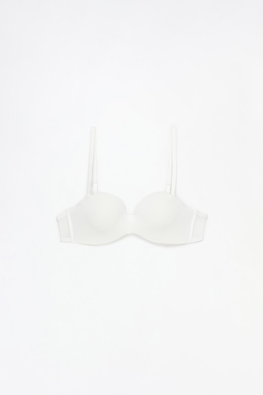 Microfibre push-up bra