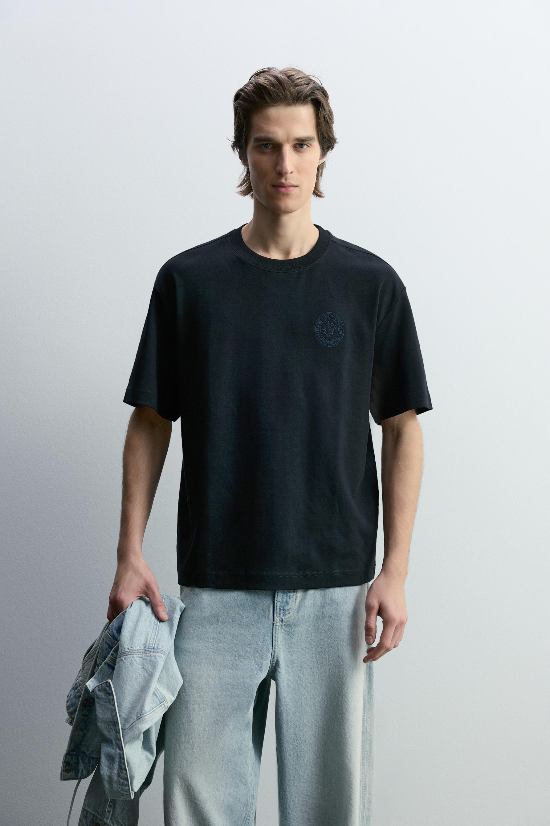 Camiseta interlock bordado