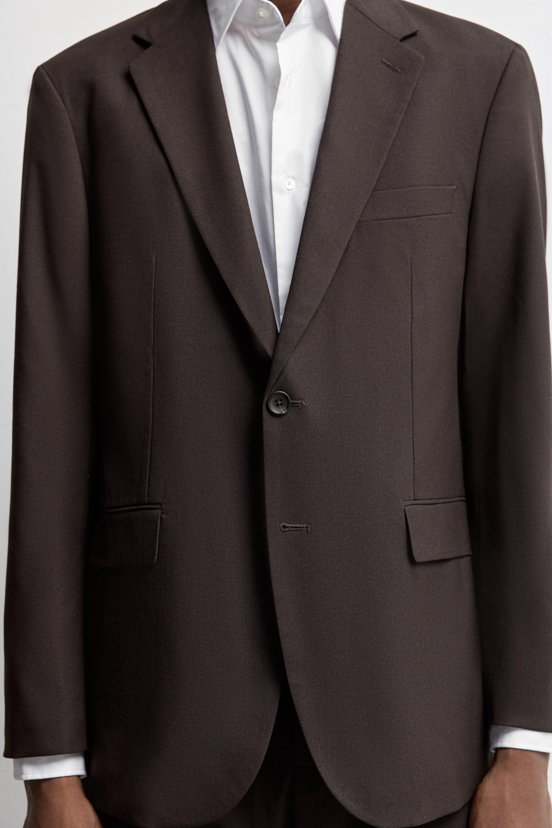 Suit blazer — BROWN