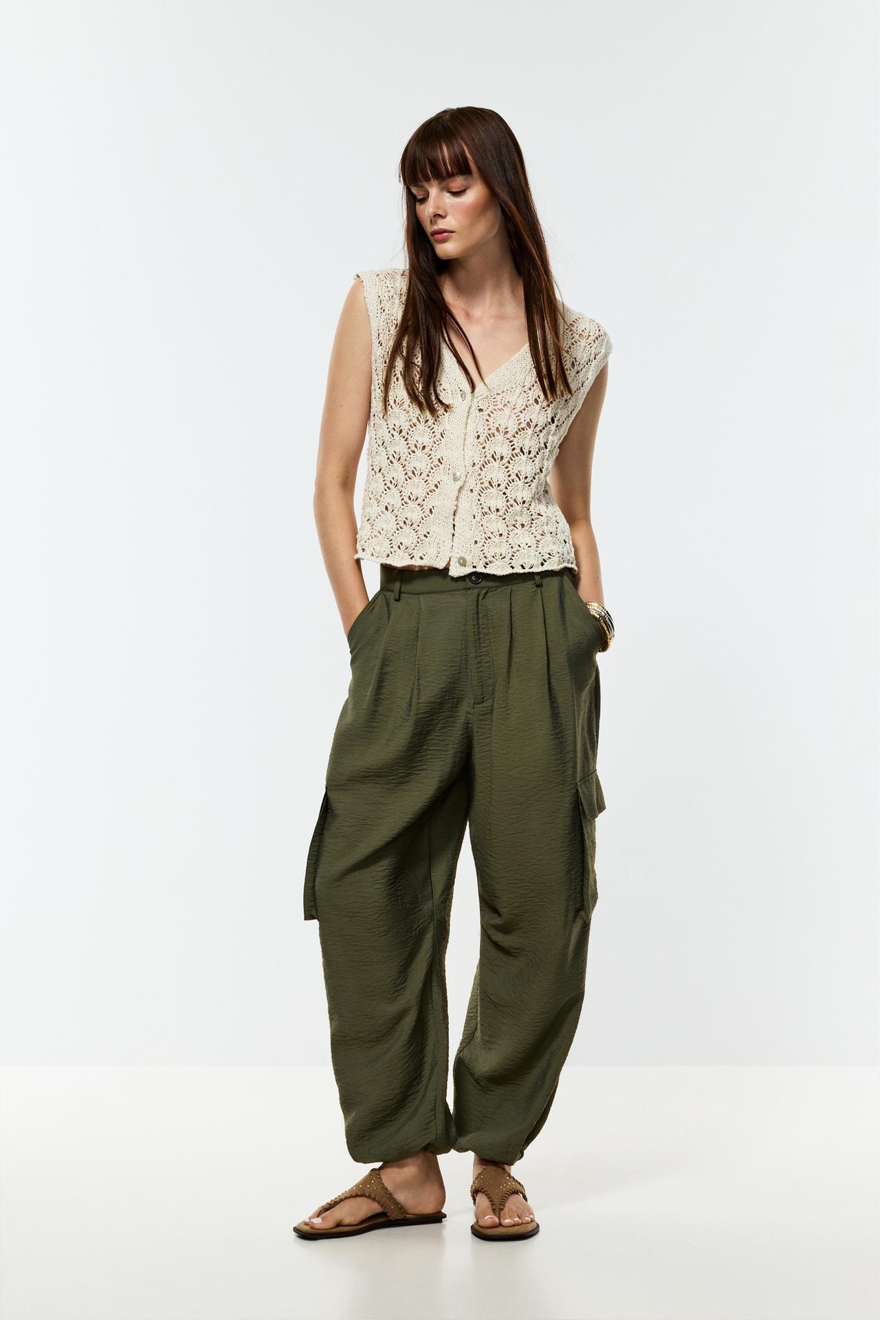 Cargo trousers — DARK KHAKI