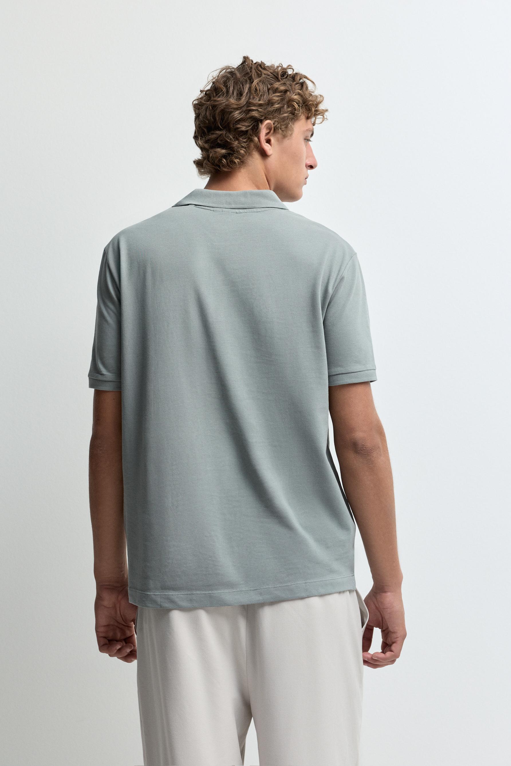 Basic polo shirt — GREY
