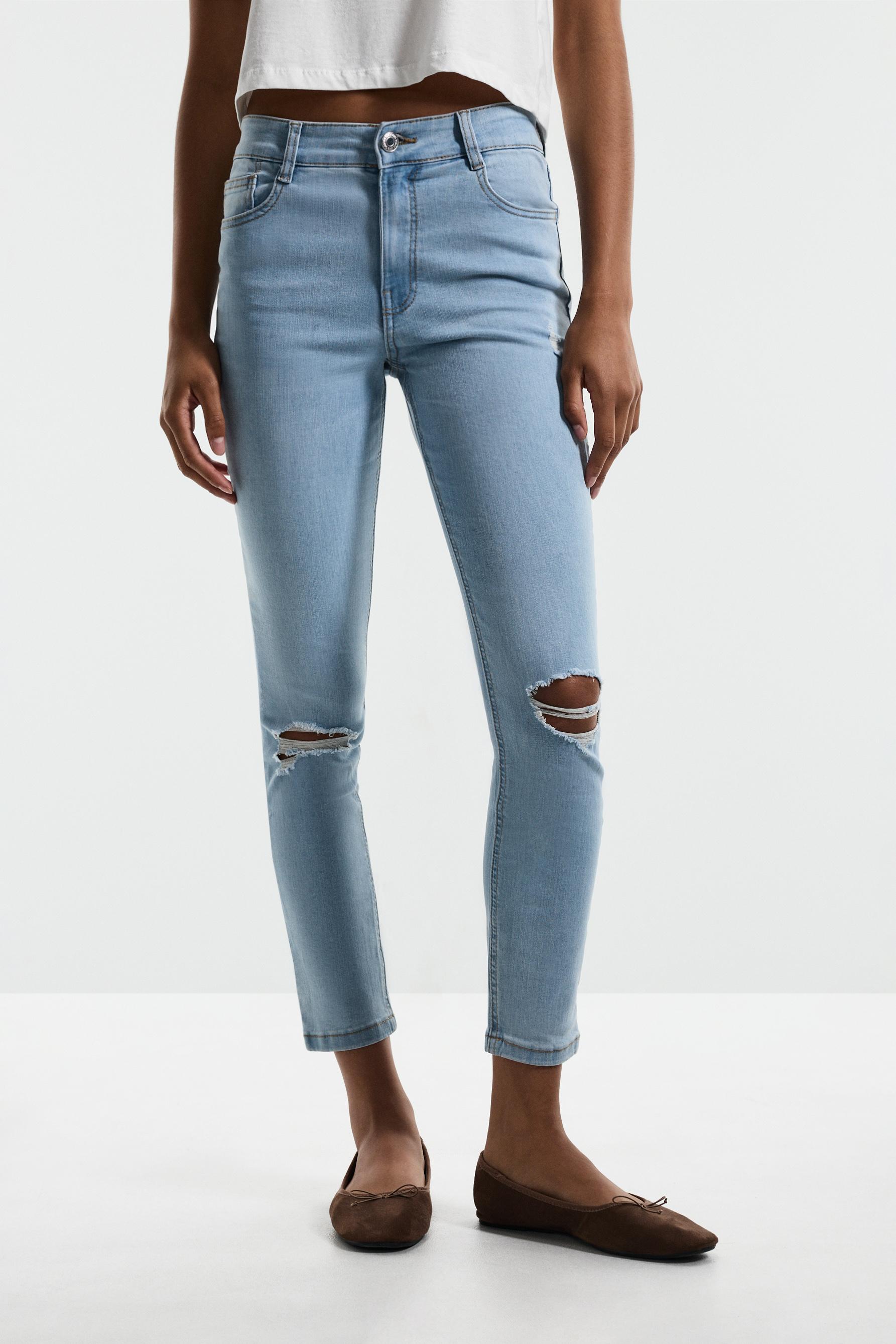 Skinny jeans — PALE SKY BLUE