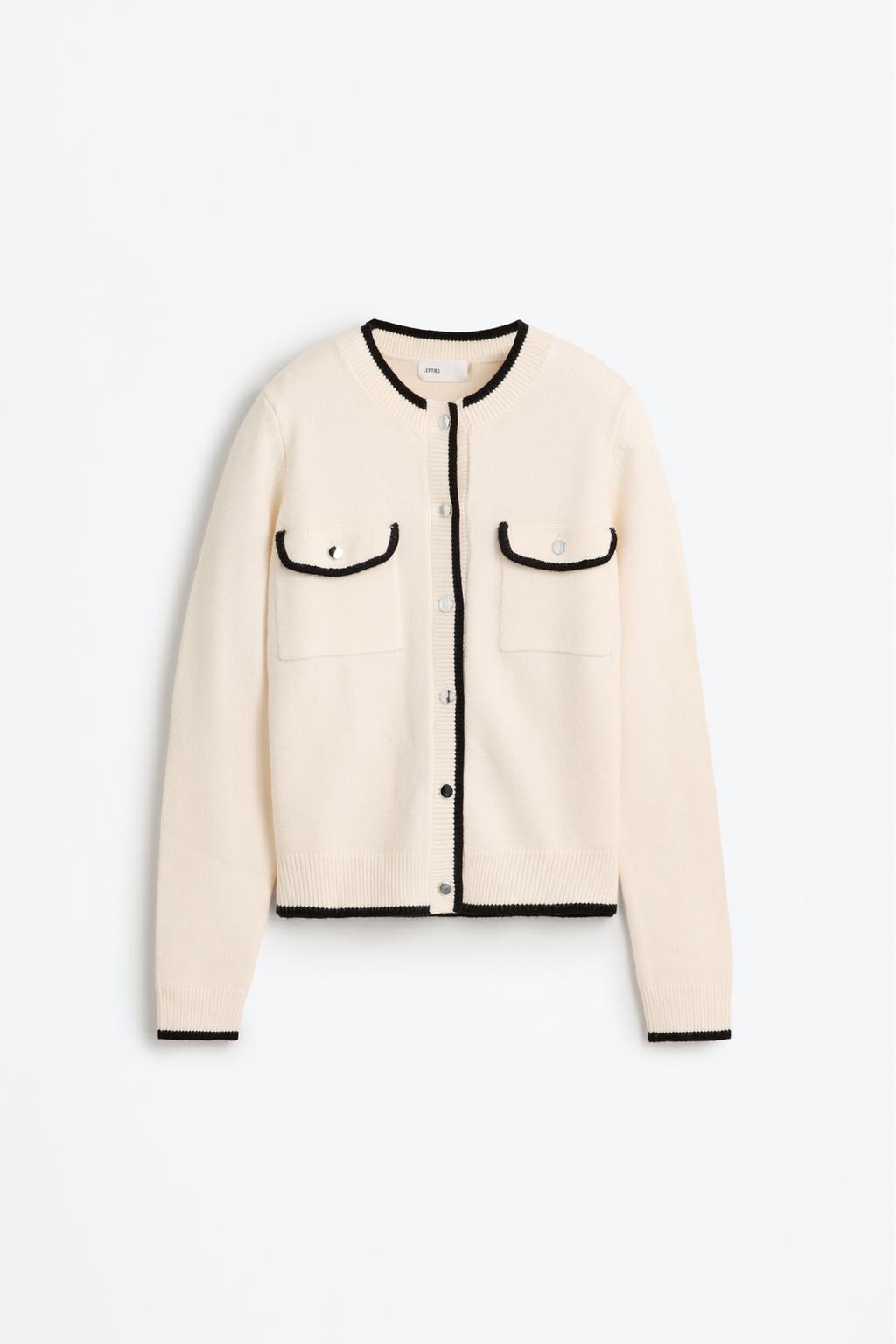 Chaqueta bolsillos contraste