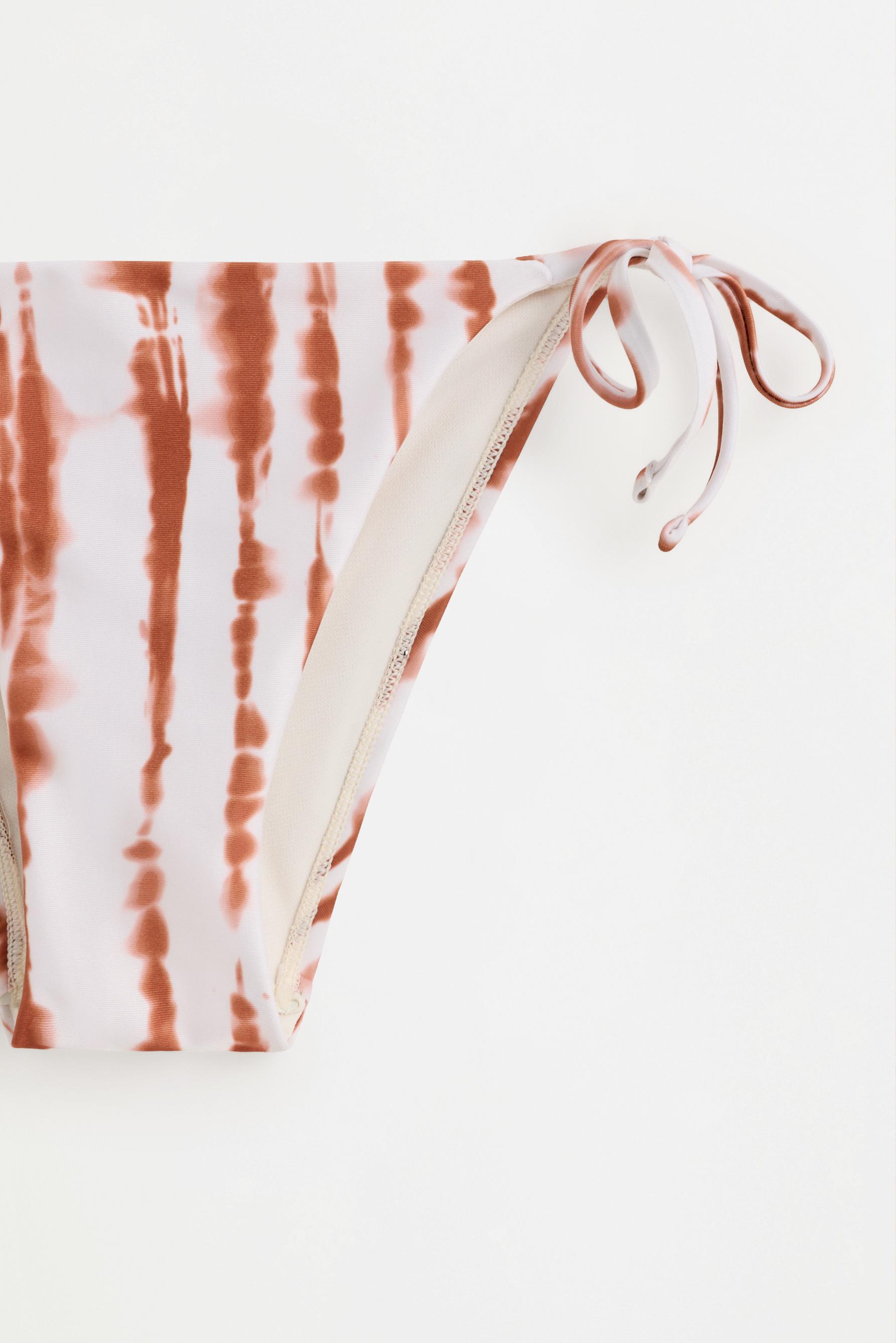 Bikini bottom — WHITE/ORANGE