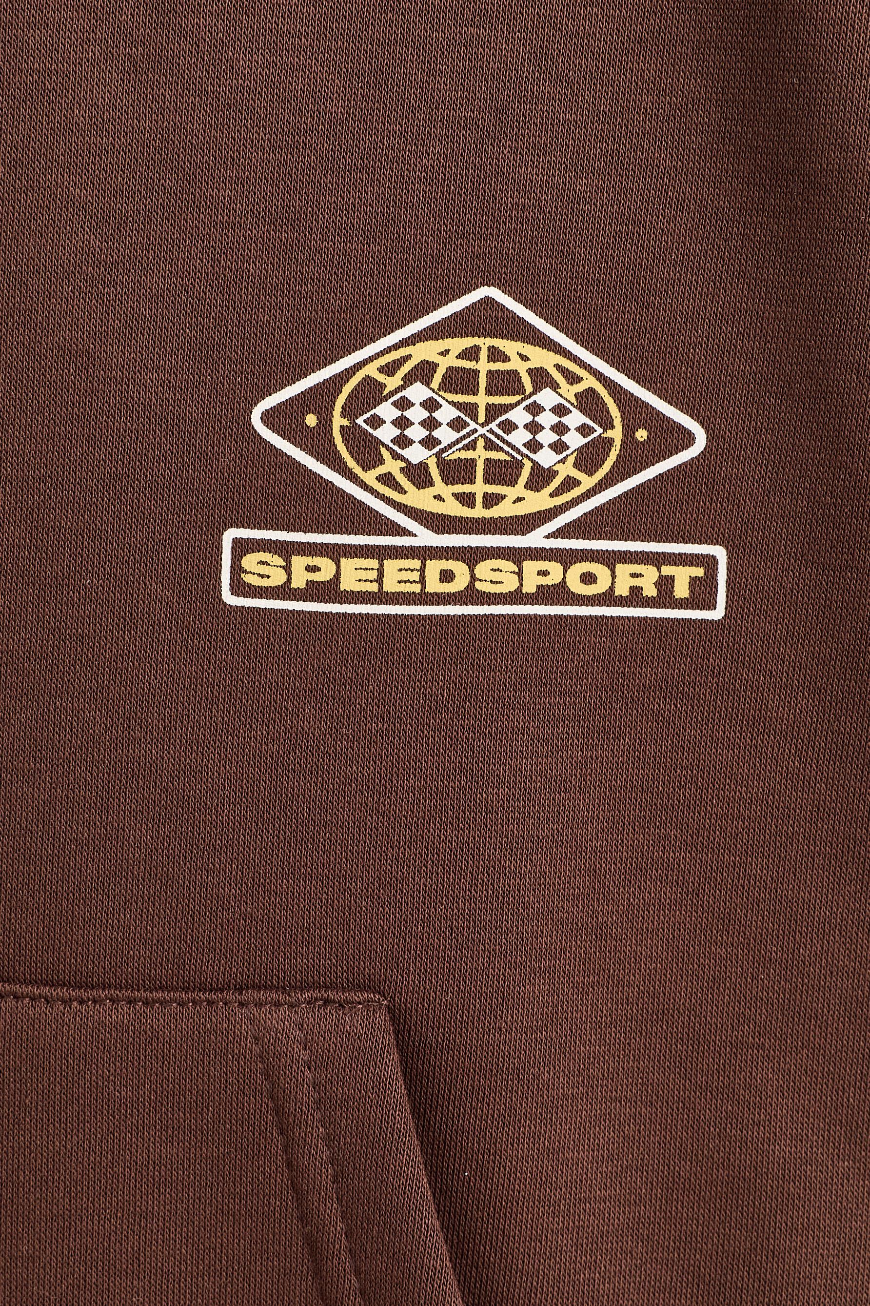 Printed sweatshirt — MAROON