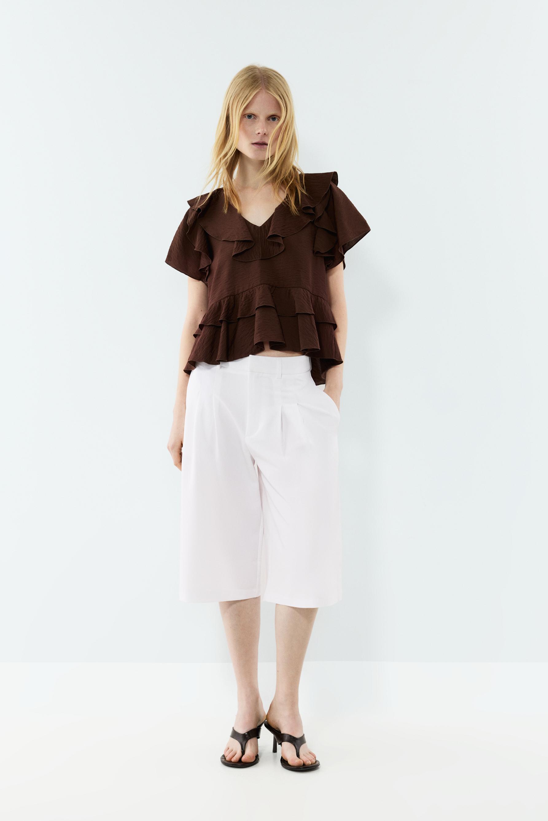 Ruffled Blouse — OCHRE