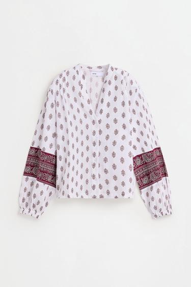 Rustic shirt with sleeve tape — MAROON 6