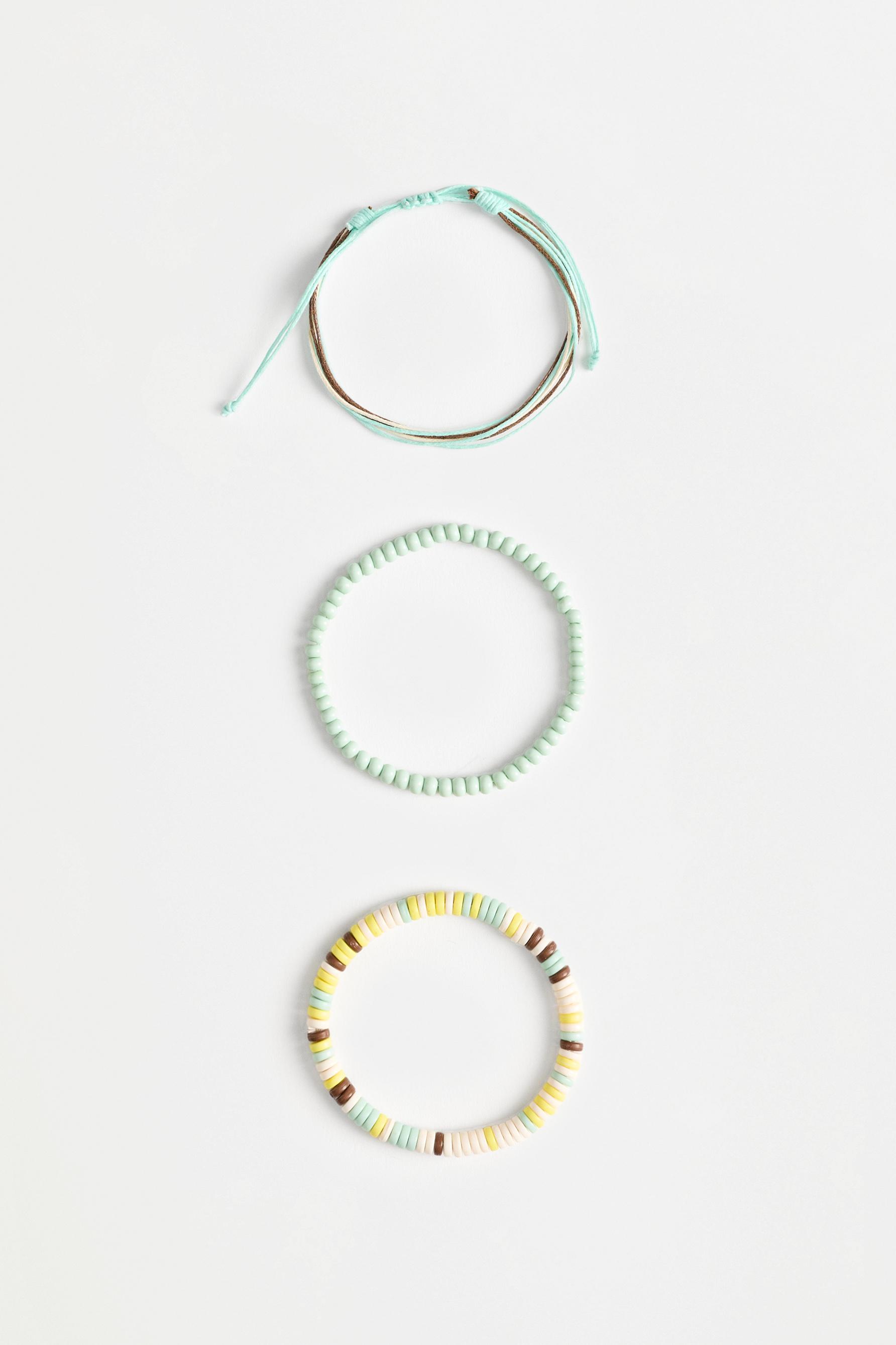 Assorted Bracelets (3-Pack) — GREENISH BLUE