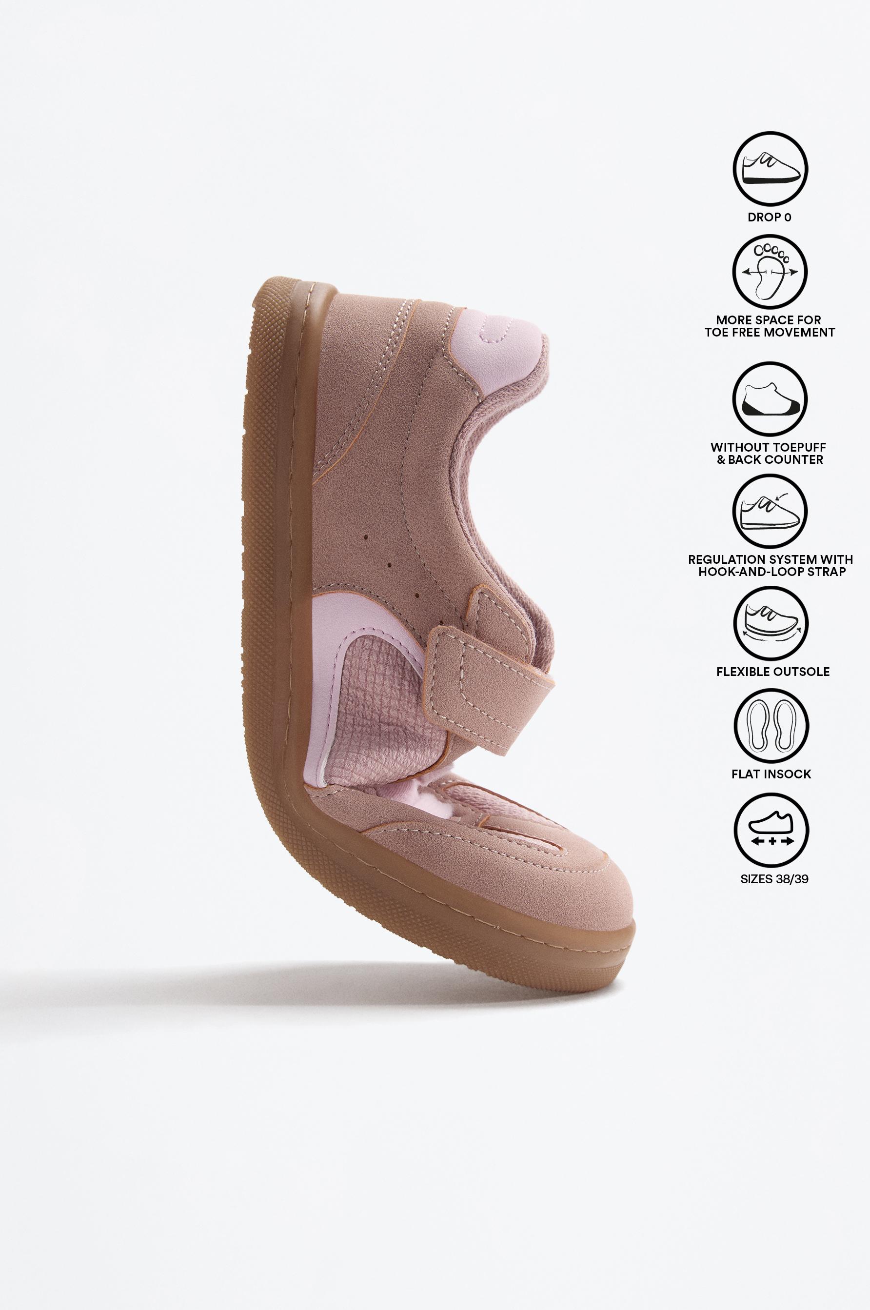 COMBINED BAREFOOT SLIPPER — DARK PINK