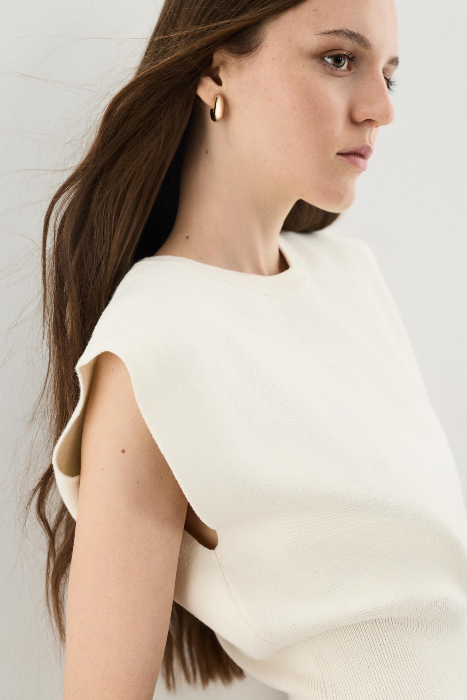 Voluminous top — WHITE