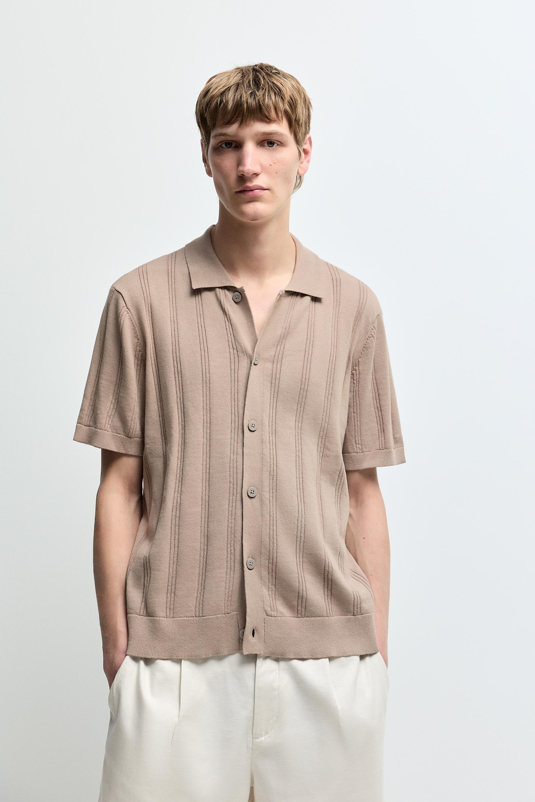 Camisa punto textura