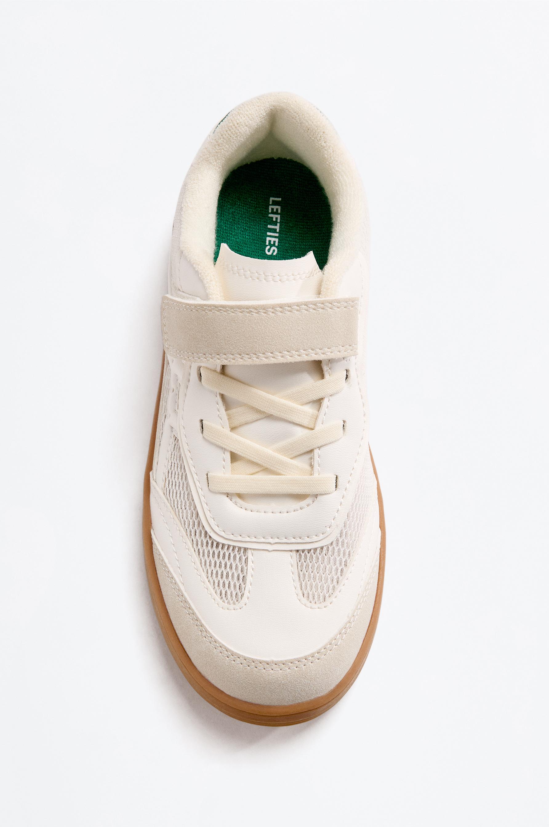 Combined sneakers — WHITE