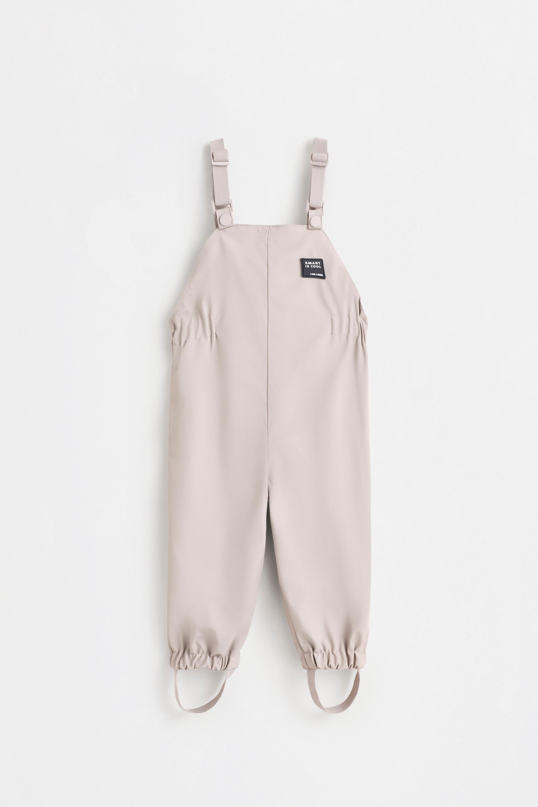 Rubberised fleece-lined overall — MEDIUM GREY