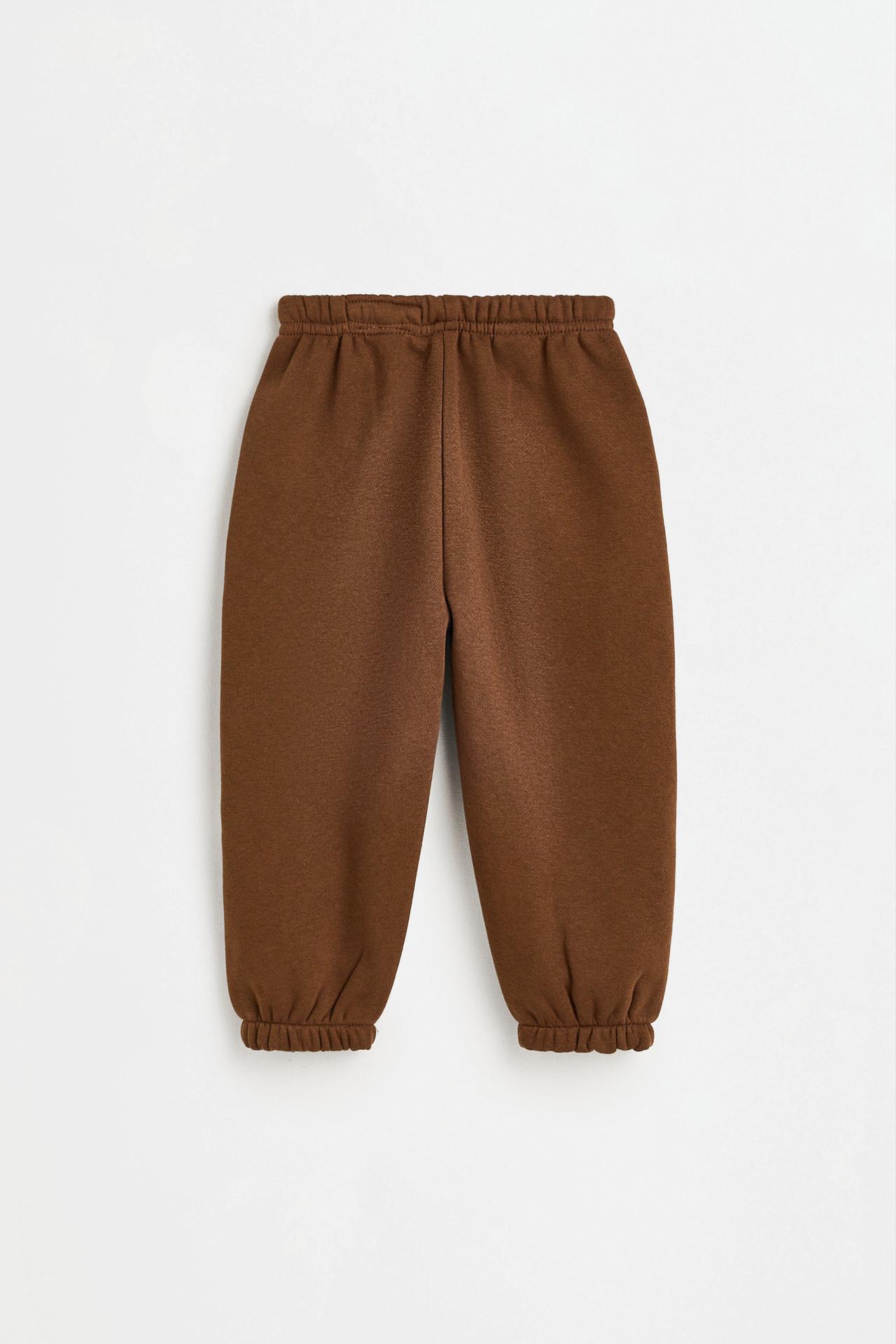 4-pack of plain plush joggers — INDIGO