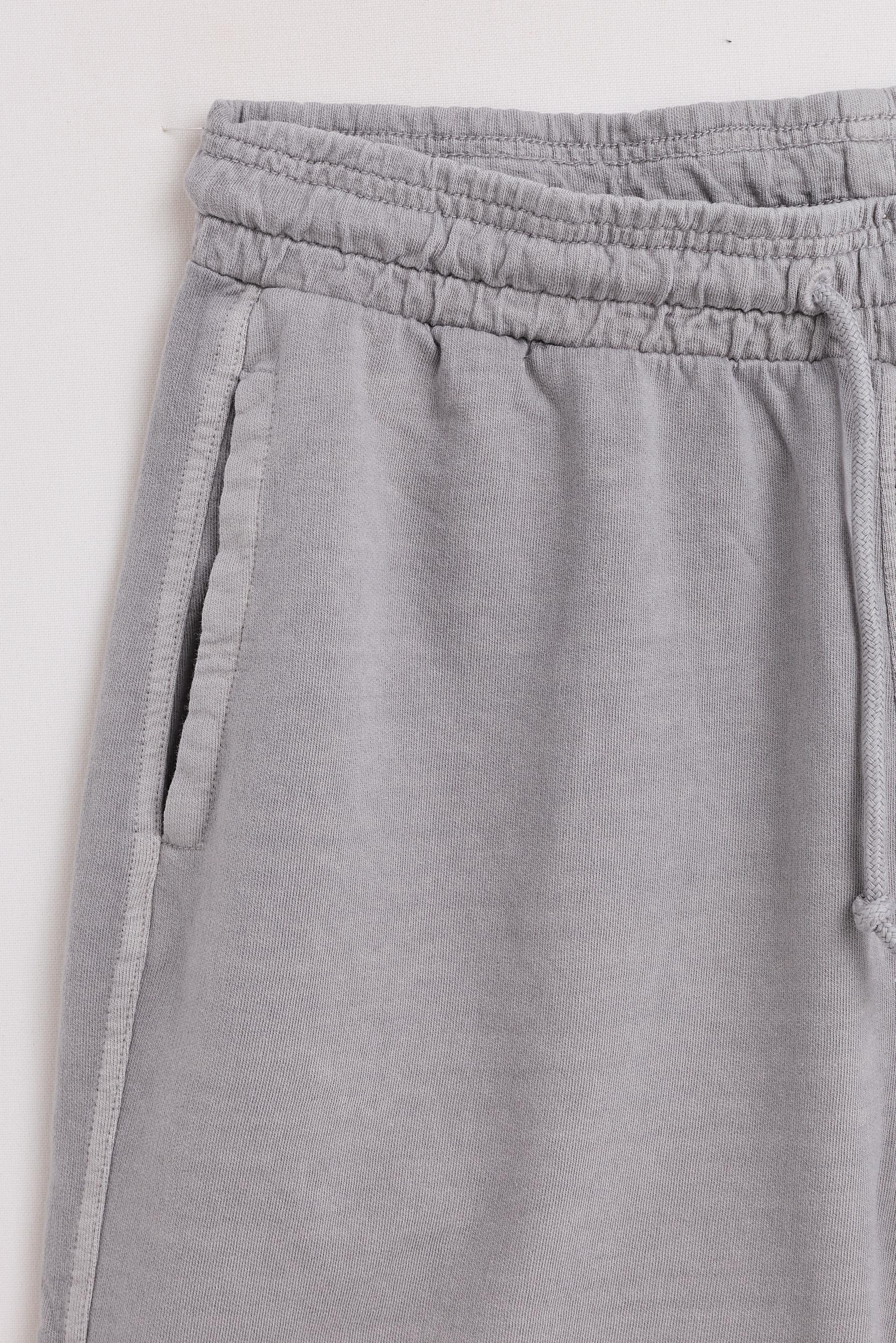 Faded-effect tracksuit Bermuda shorts — MEDIUM GREY