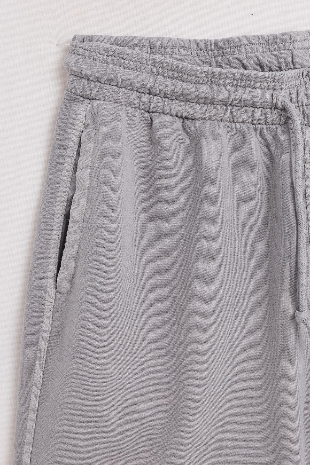 Faded-effect tracksuit Bermuda shorts — MEDIUM GREY
