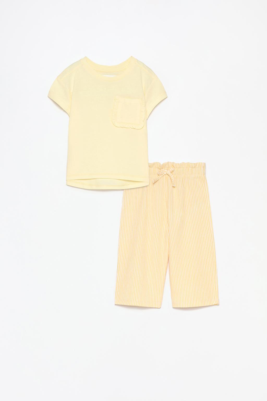 T-shirt and culottes co-ord