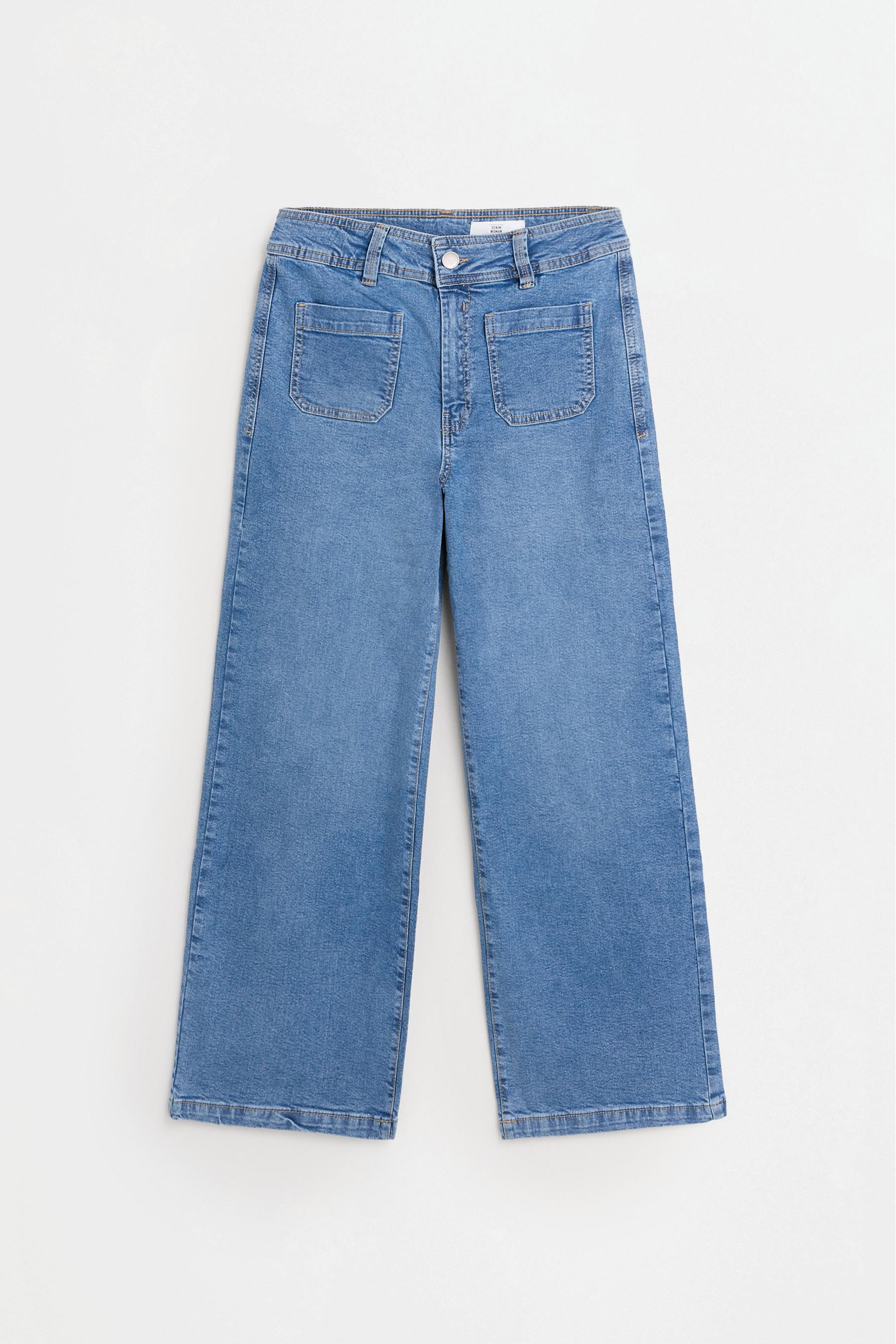 Stretch pocket jeans — INDIGO