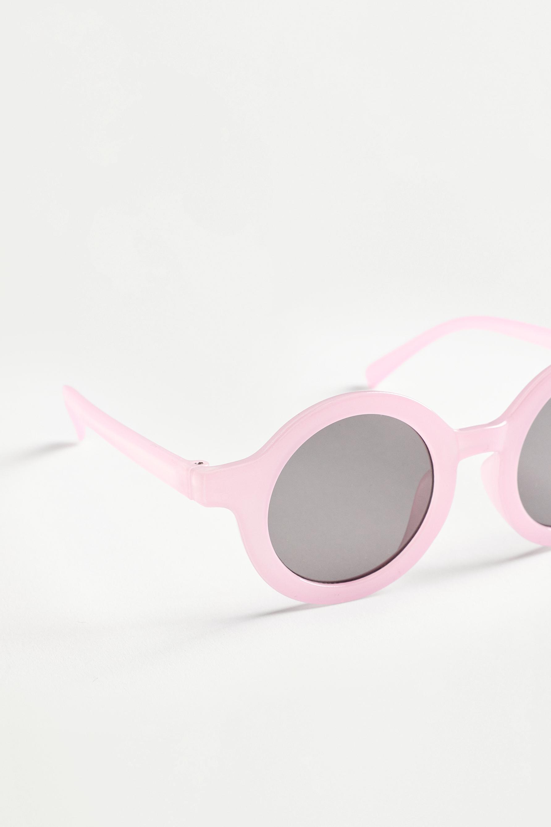Round sunglasses — BEIGE