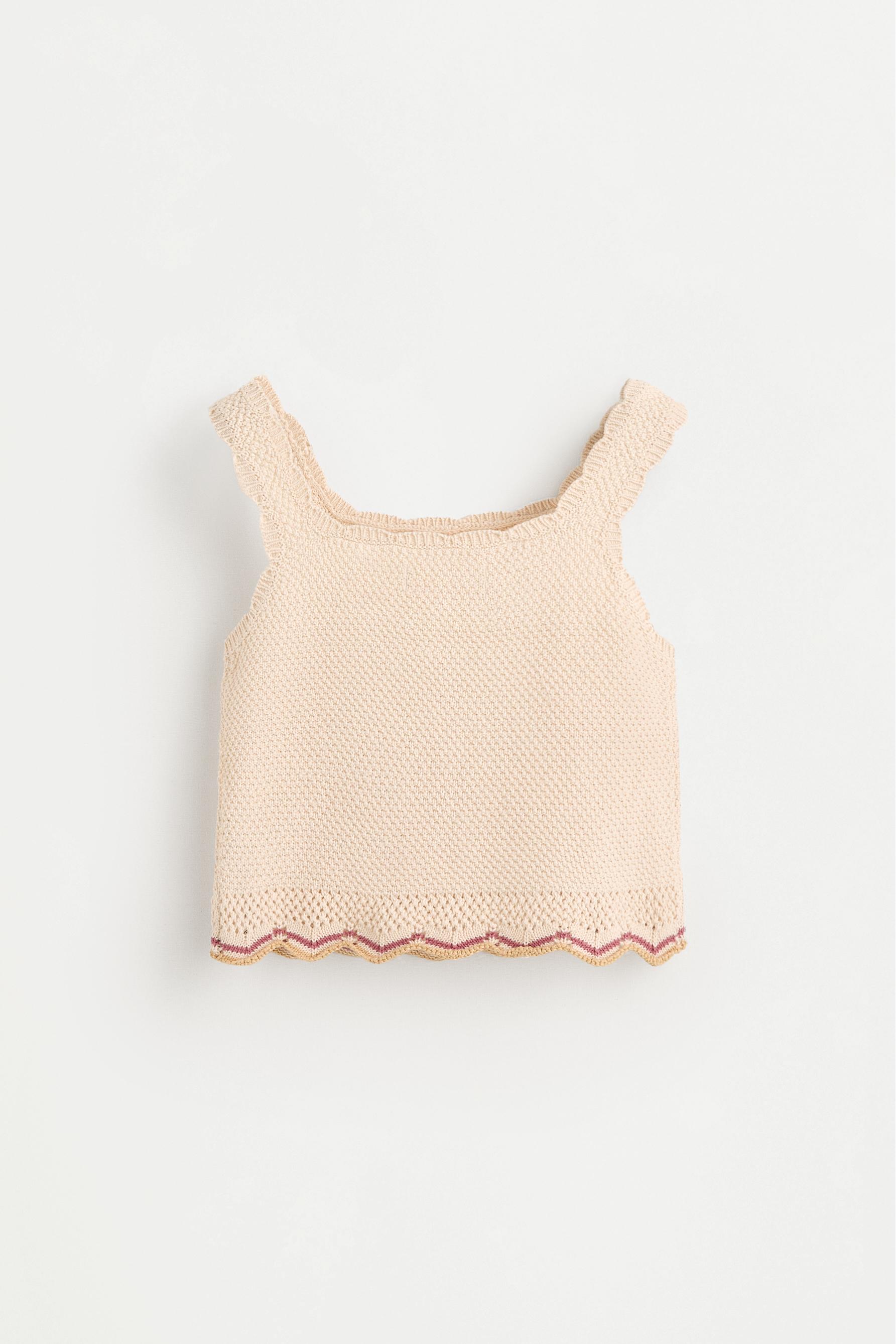 Knit top — SAND