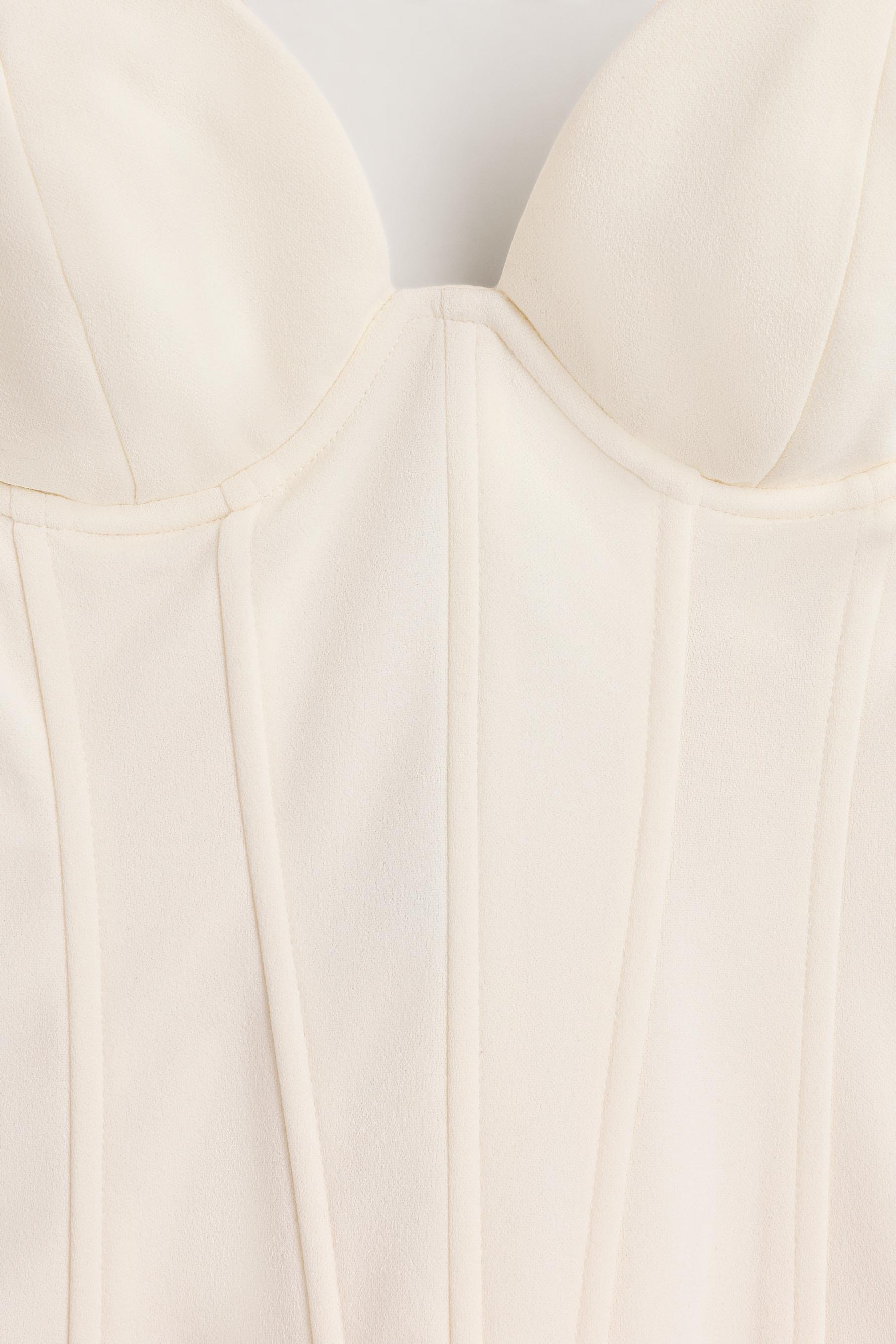 Bustier top — WHITE