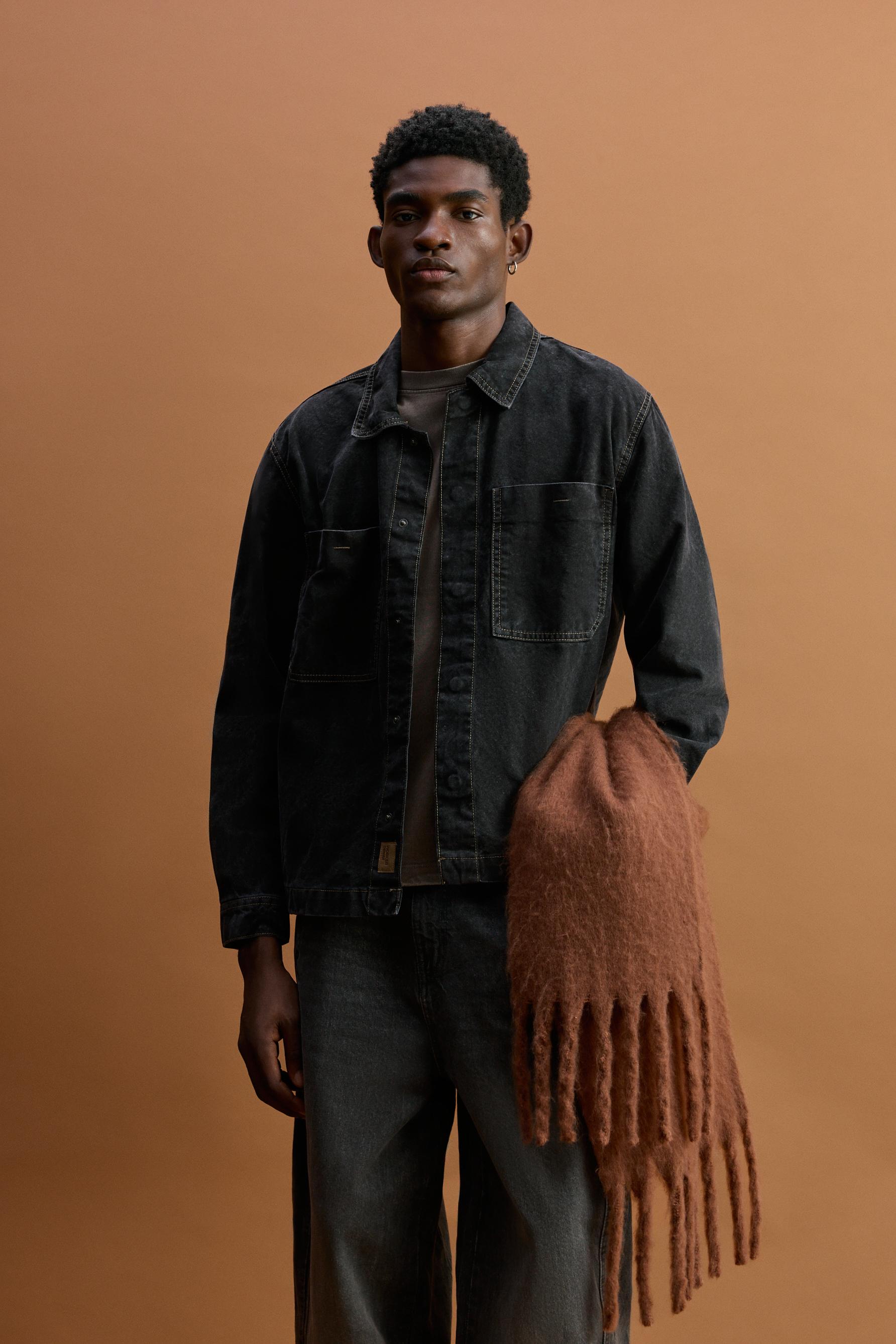 Sobrecamisa denim bolsillos