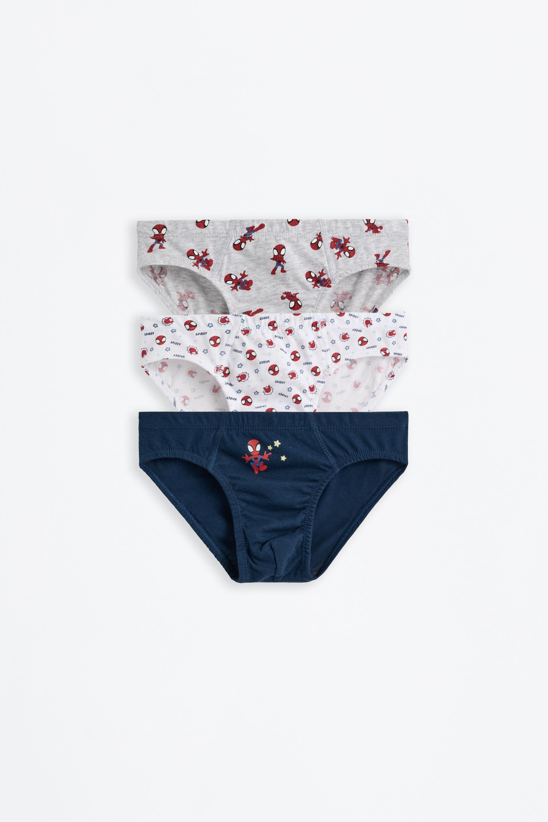 Pack of 3 Spidey ©Marvel briefs — BLUE/WHITE