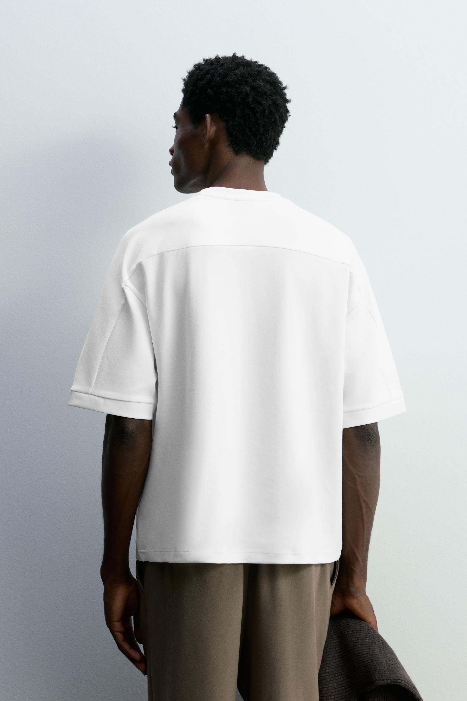 Heavy interlock T-shirt — OFF WHITE