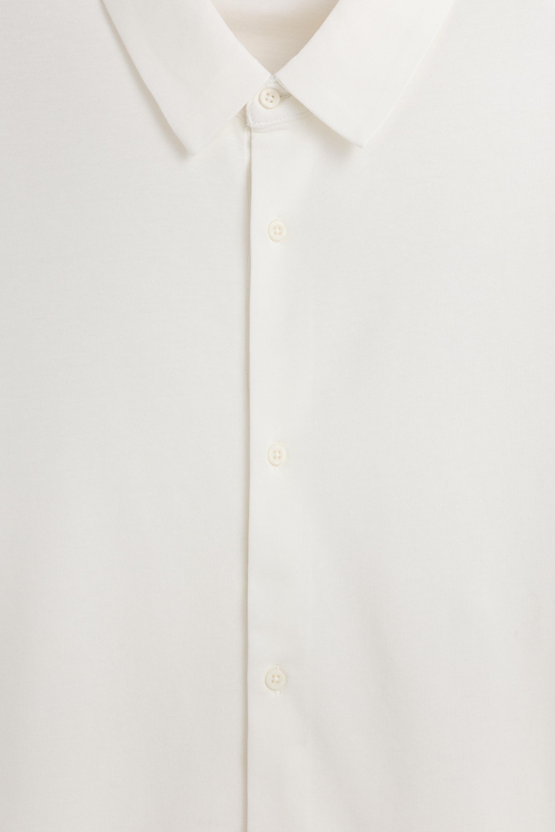 Interlock shirt — OFF WHITE