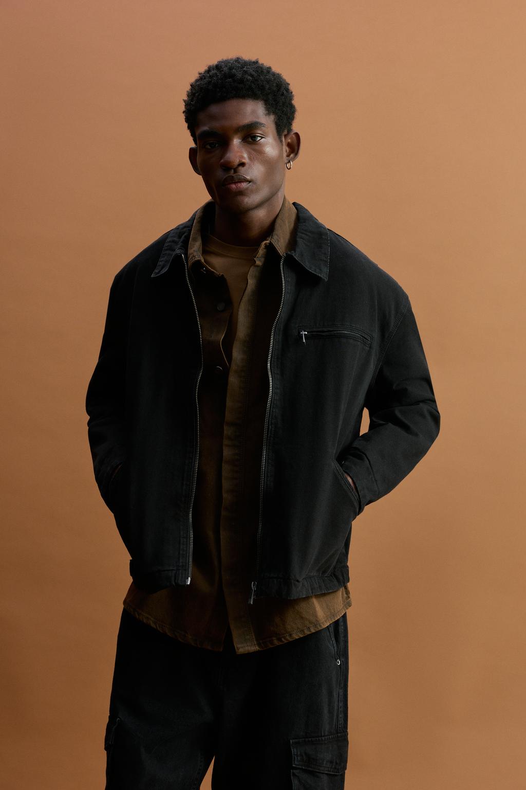 Quilted denim jacket