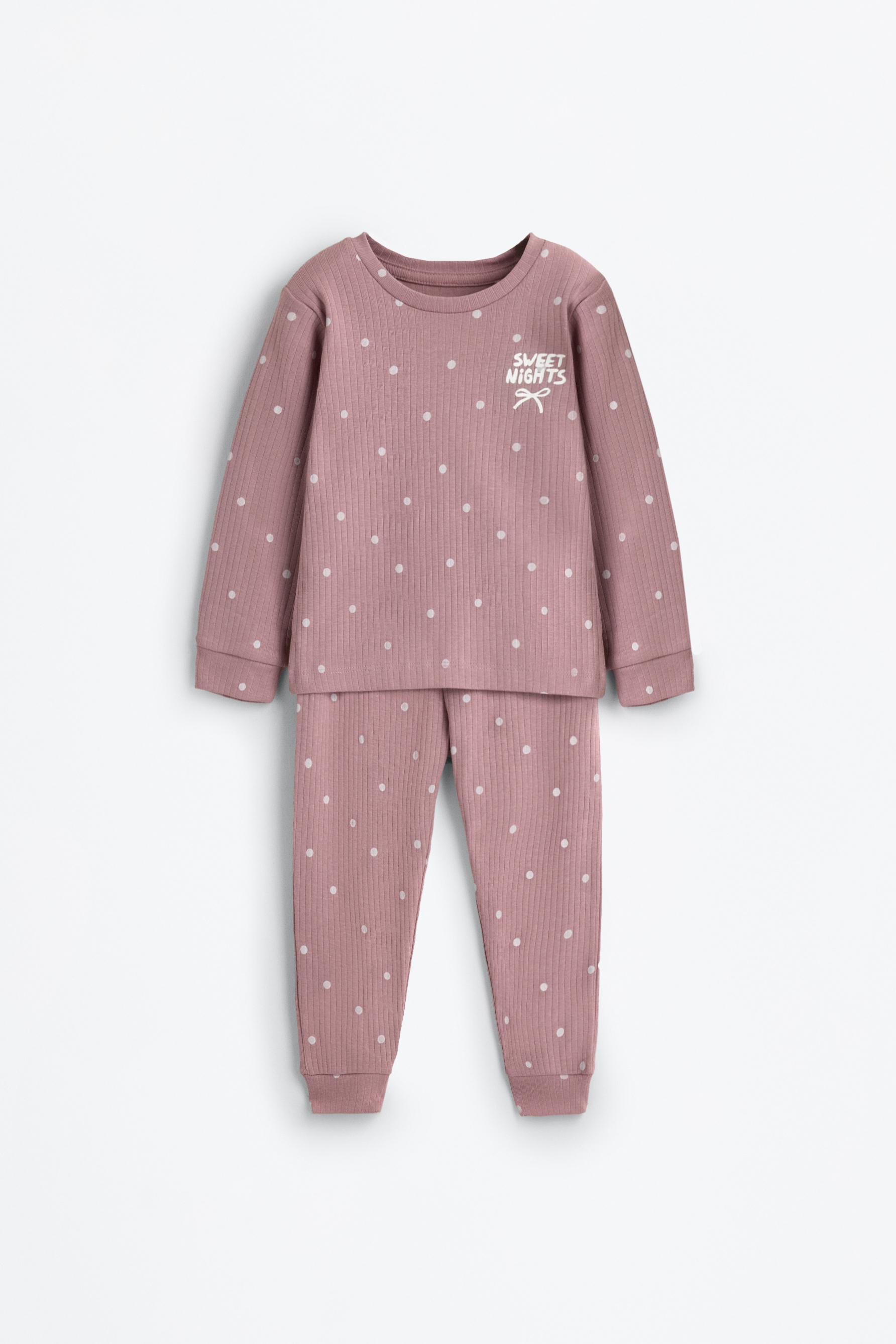 Pijama canalé estampado