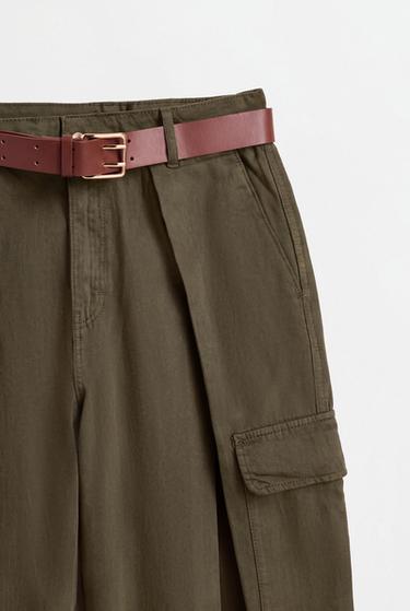 Cargo barrel jeans — KHAKI 7