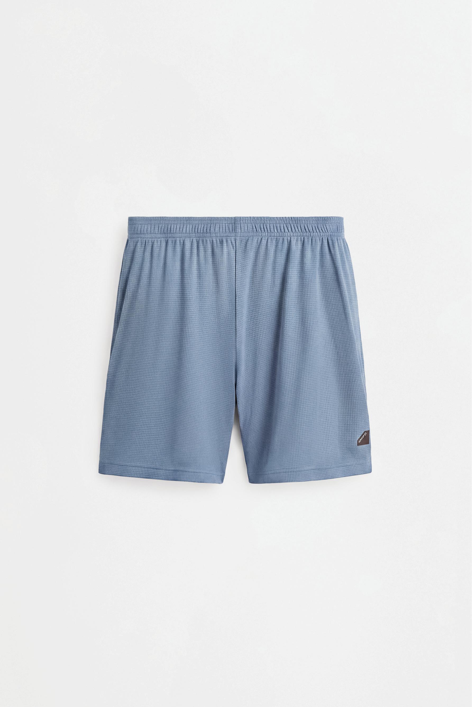 Bermuda sports shorts — STEEL BLUE