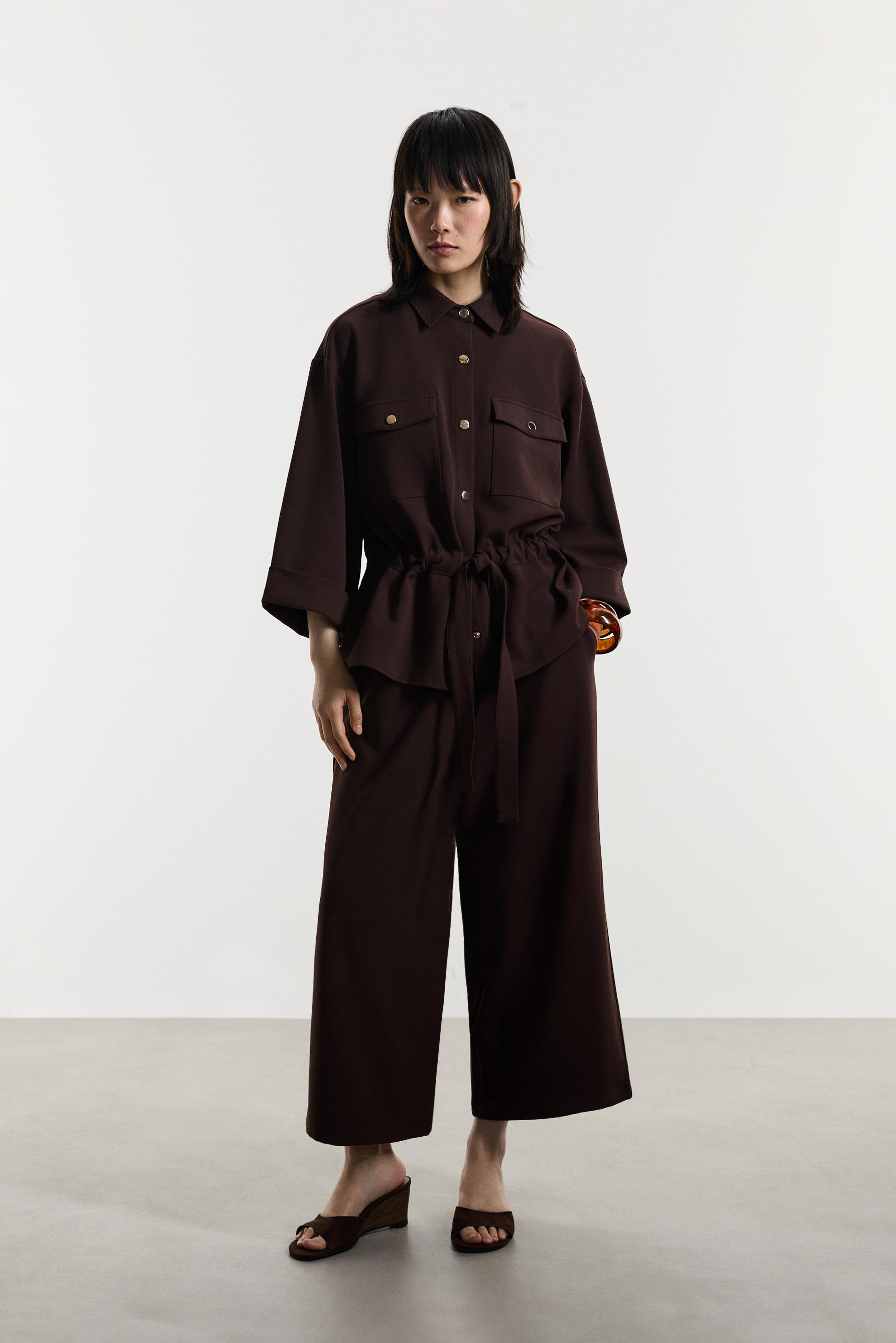 Safari overshirt — DARK BROWN