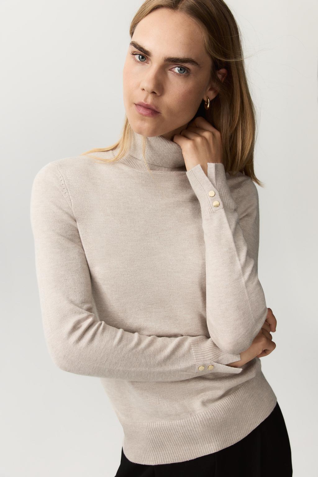 Roll neck sweater
