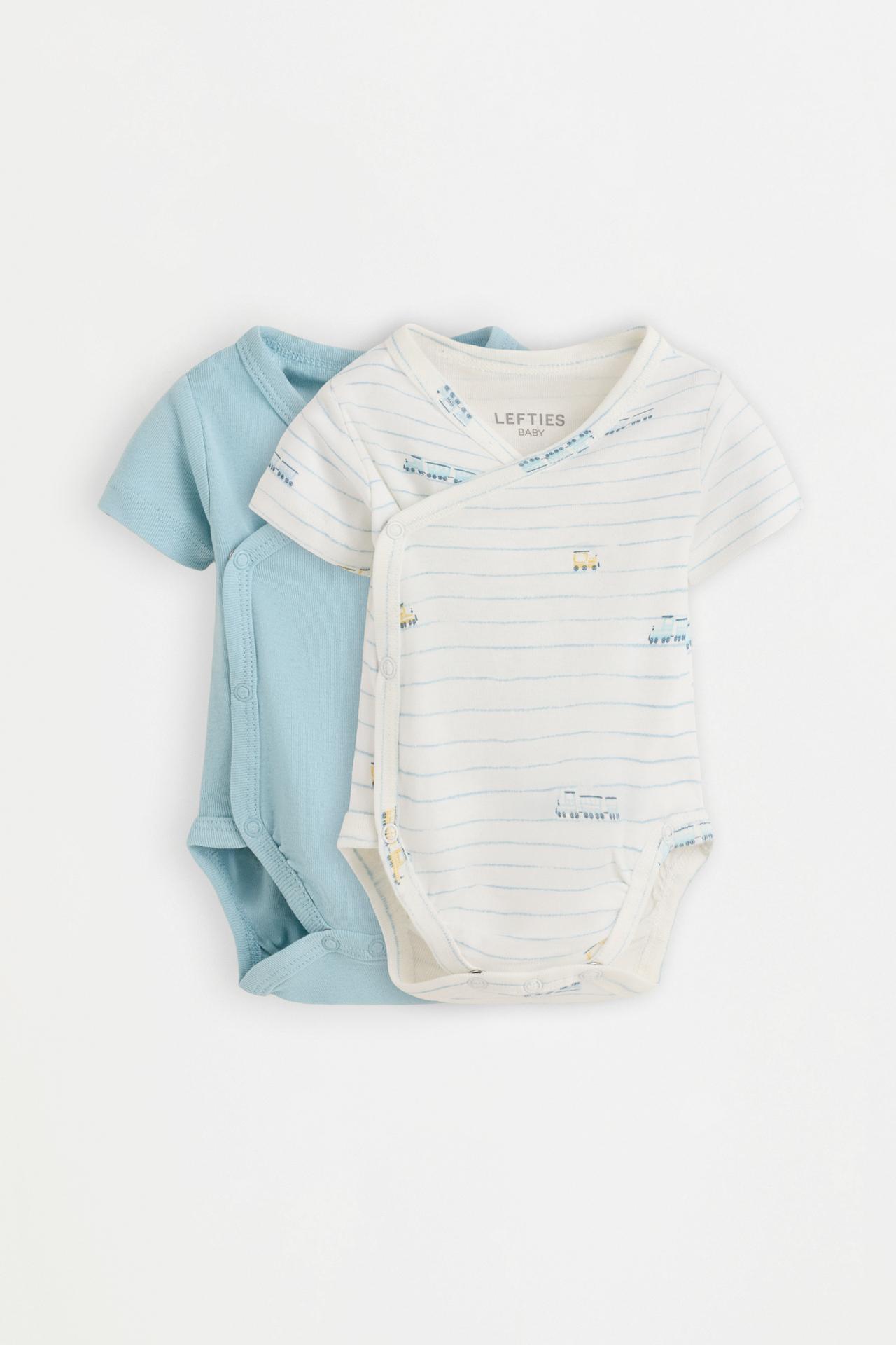 Pack of 2 combined crossover bodysuits — ECRU