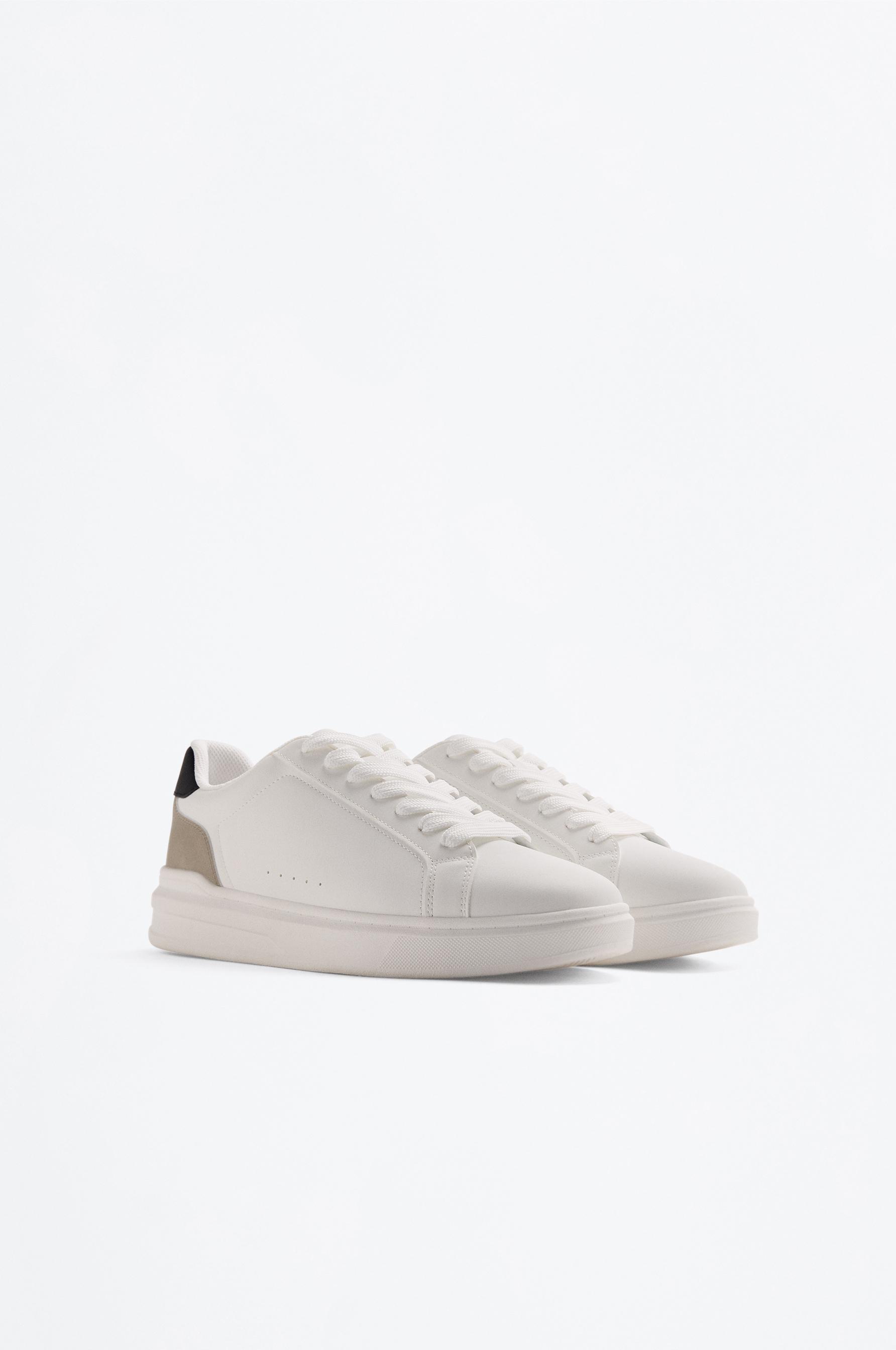 Contrast heel counter slippers — OTHERS