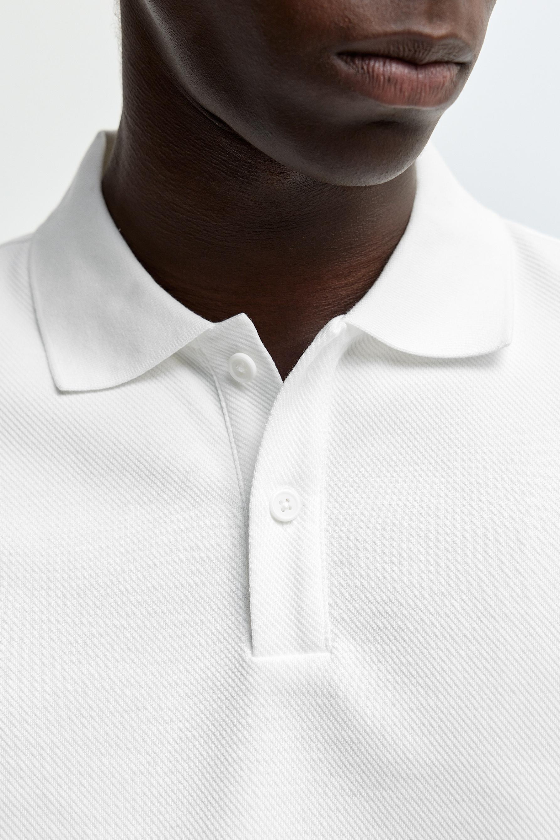 Basic polo shirt — WHITE