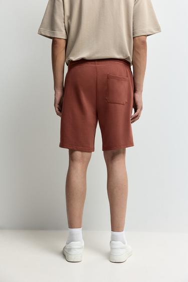 Basic tracksuit Bermuda shorts — RUSSET 4