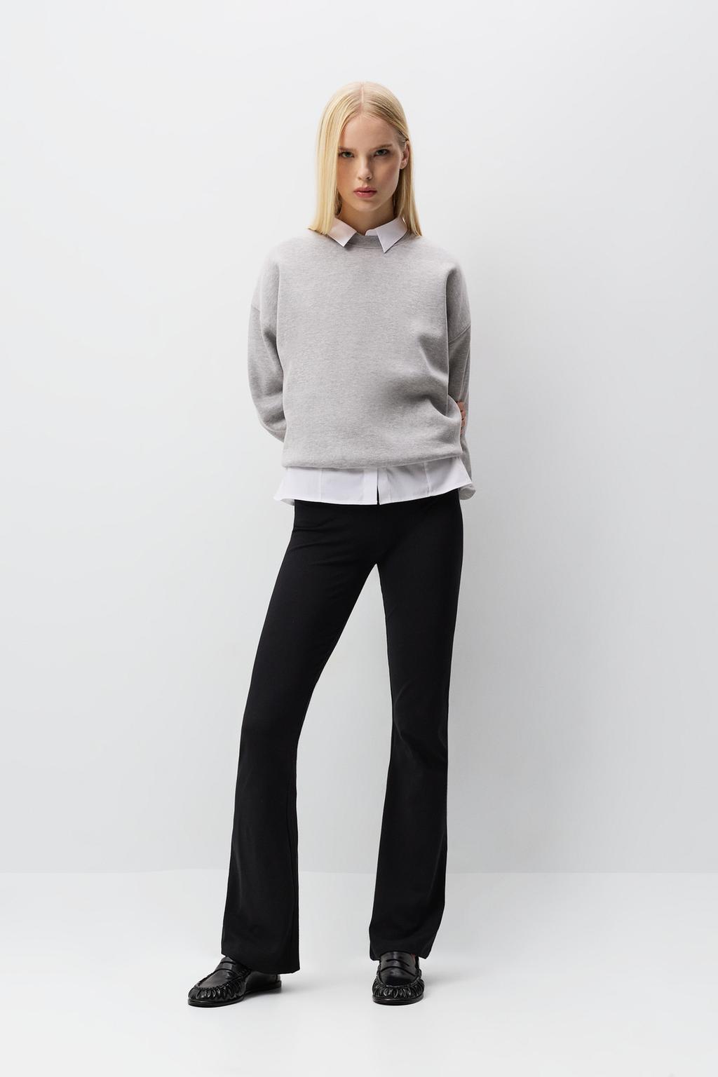 Leggings de cintura dobrada