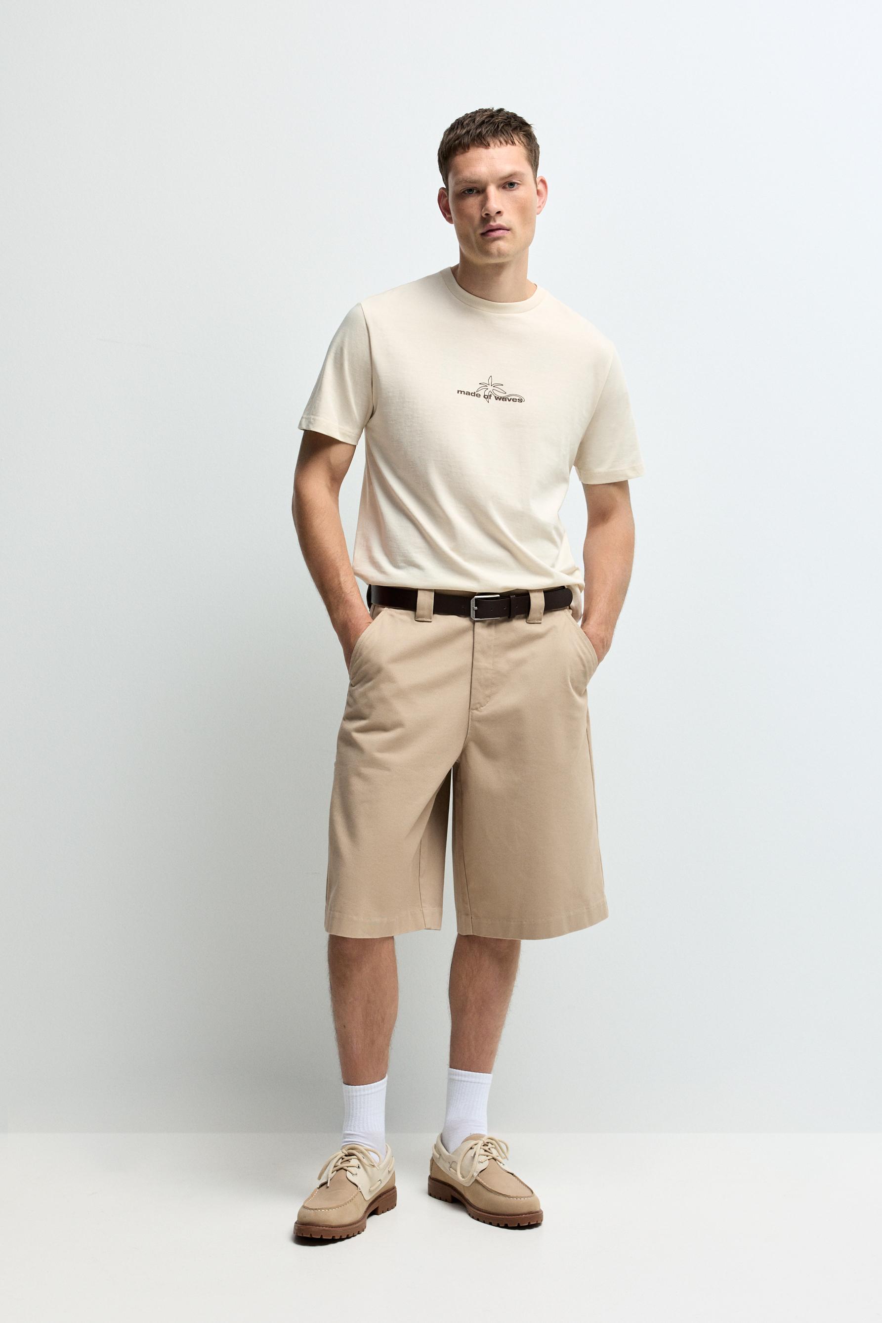 Text T-shirt — ECRU